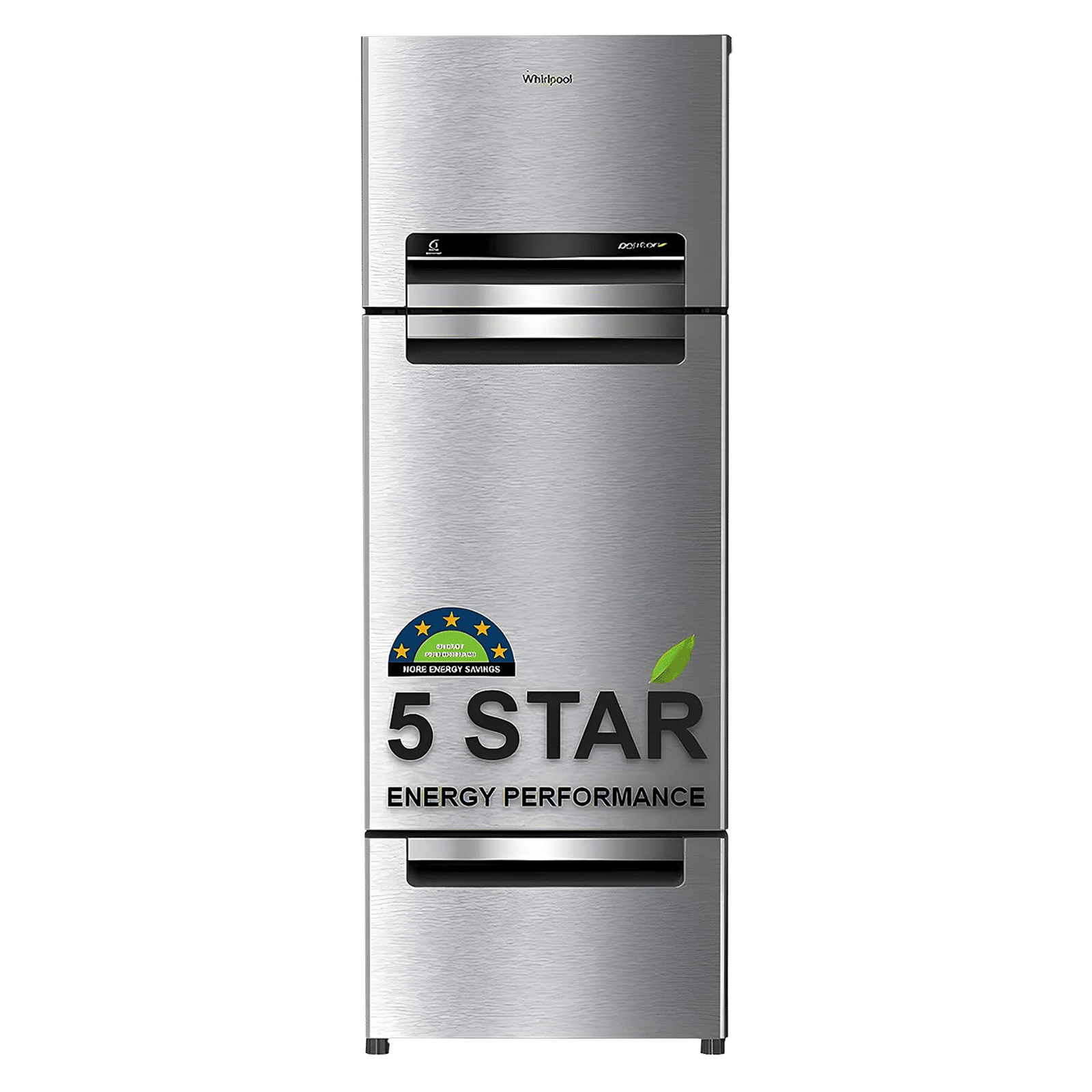 Whirlpool Protton 215 Litres Frost Free Triple Door Refrigerator with 6th Sense ActiveFresh Technology (20807, Alpha Steel)