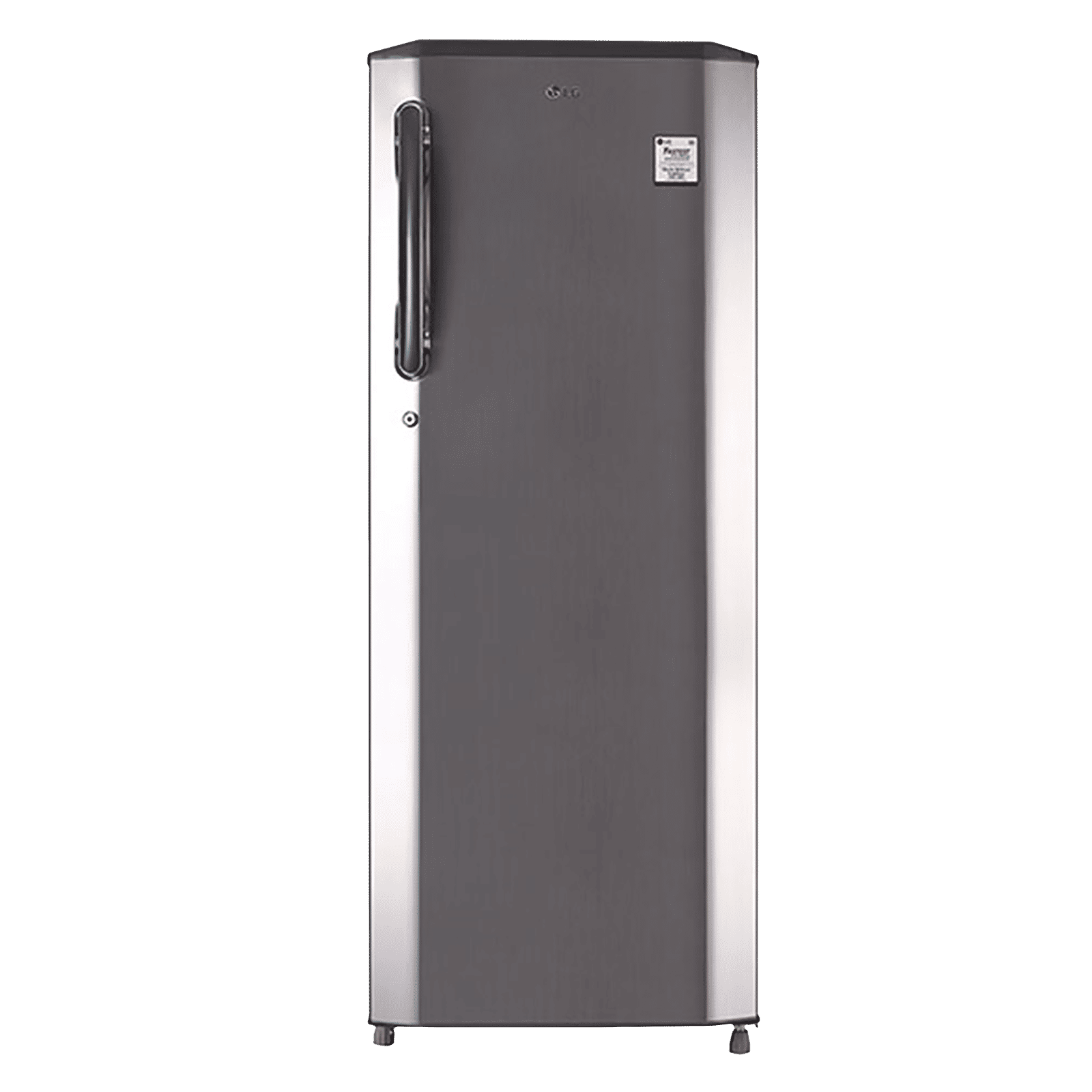 LG 261 Litres 3 Star Direct Cool Single Door Refrigerator with Stabilizer Free Operation (GL-B281BPZX.DPZZEB, Shiny Steel)
