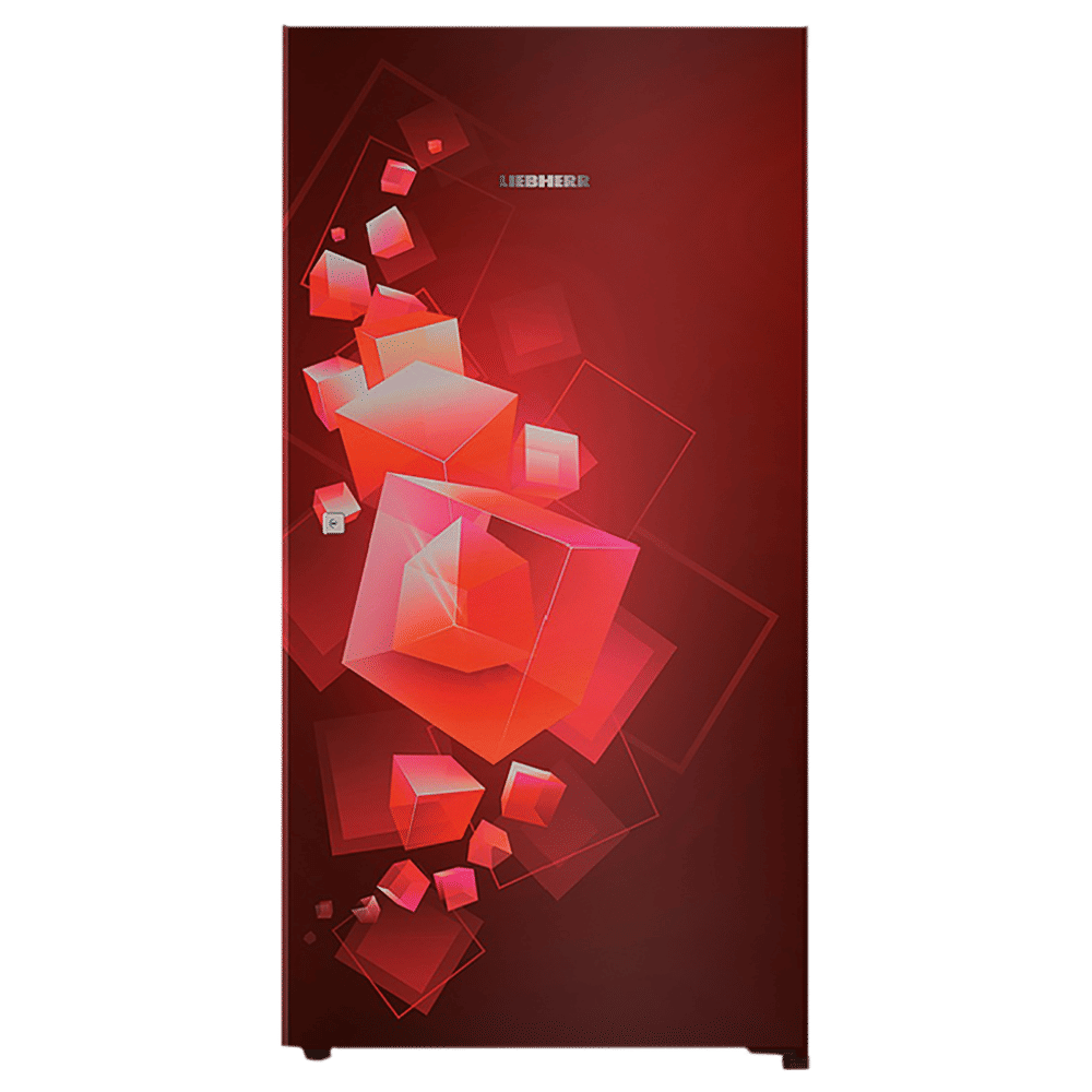 LIEBHERR 220 Litres 3 Star Direct Cool Single Door Refrigerator with Stabilizer Free Operation (DRC 2210 Comfort, Red Cubix)