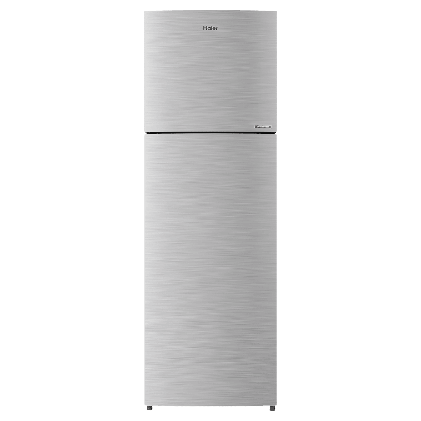 Haier 268 Litres 3 Star Frost Free Double Door Convertible Refrigerator with Turbo Icing Technology (HRF-2984BS-E, Brushline Silver)