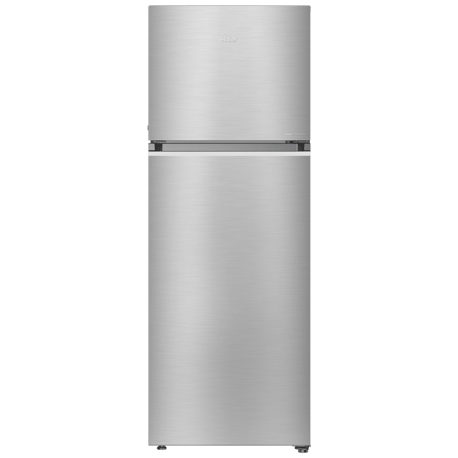 Haier 345 Litres 3 Star Frost Free Double Door Convertible Refrigerator with Magic Cooling Technology (HRF-3654CIS-E, Inox Steel)