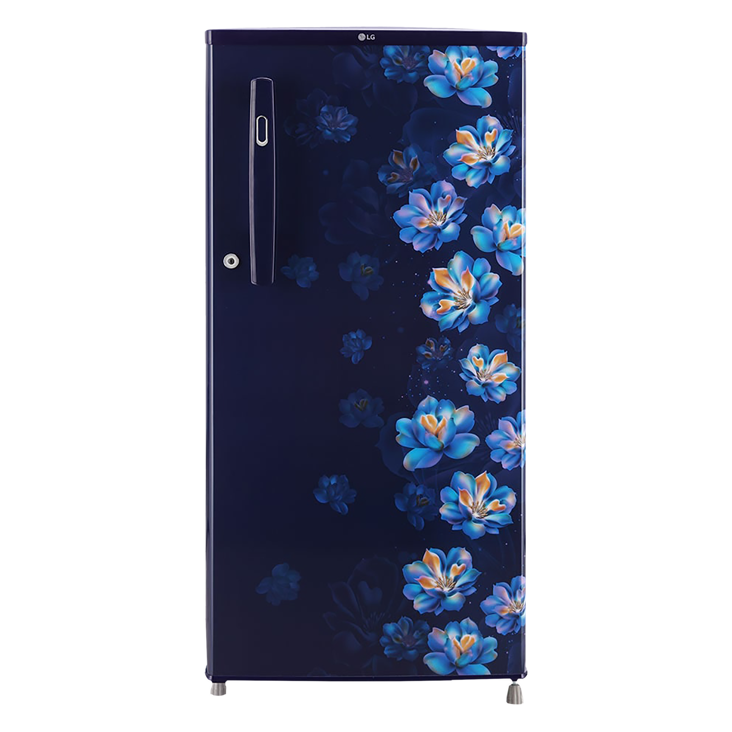 LG 185 Litres 1 Star Direct Cool Single Door Refrigerator with Stabilizer Free Operation (GL-B199OBJB.ABJZEB, Blue Jasmine)