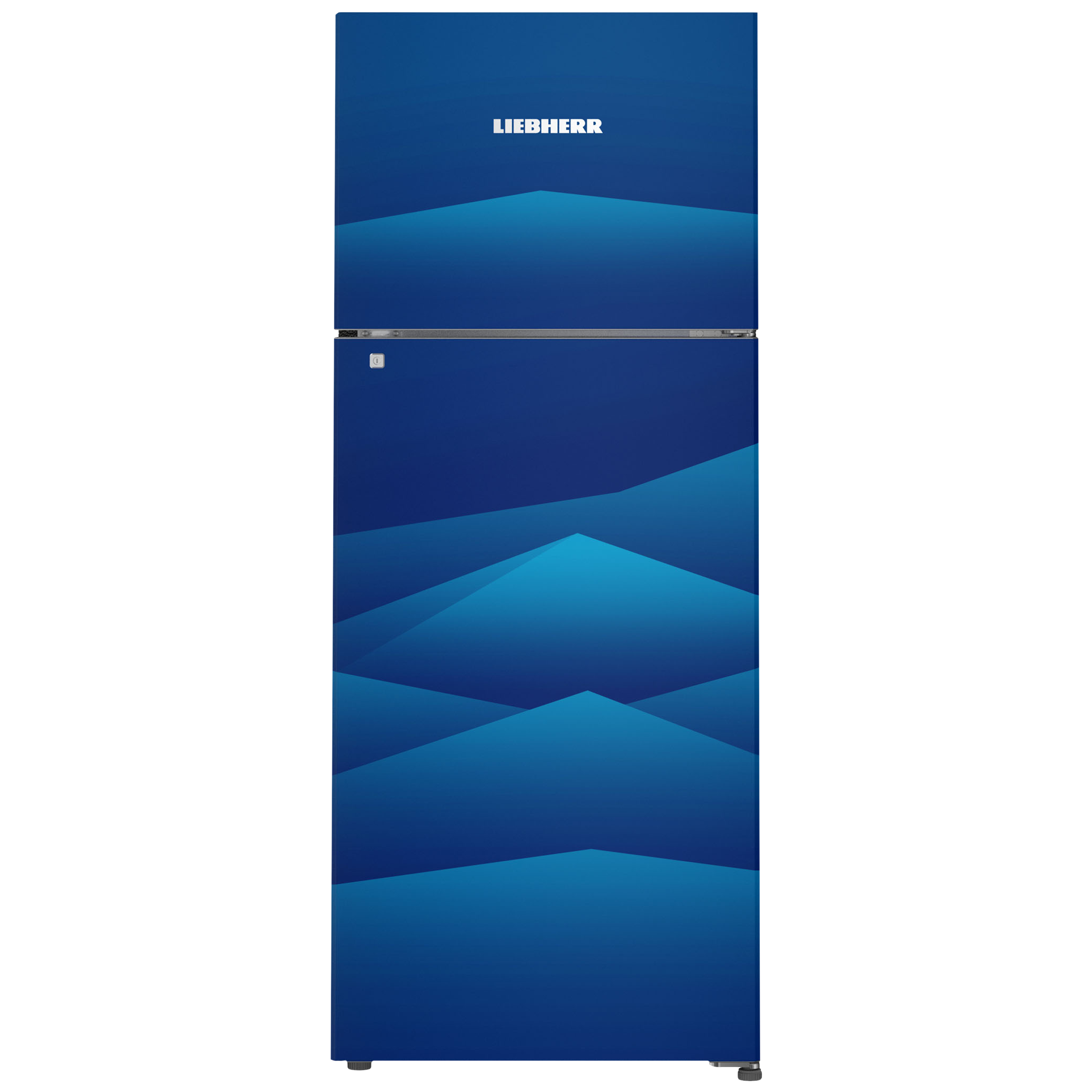 LIEBHERR 265 Litres 3 Star Frost Free Double Door Refrigerator with Forced Air Cooling (TCBL 2640, Blue Landscape)