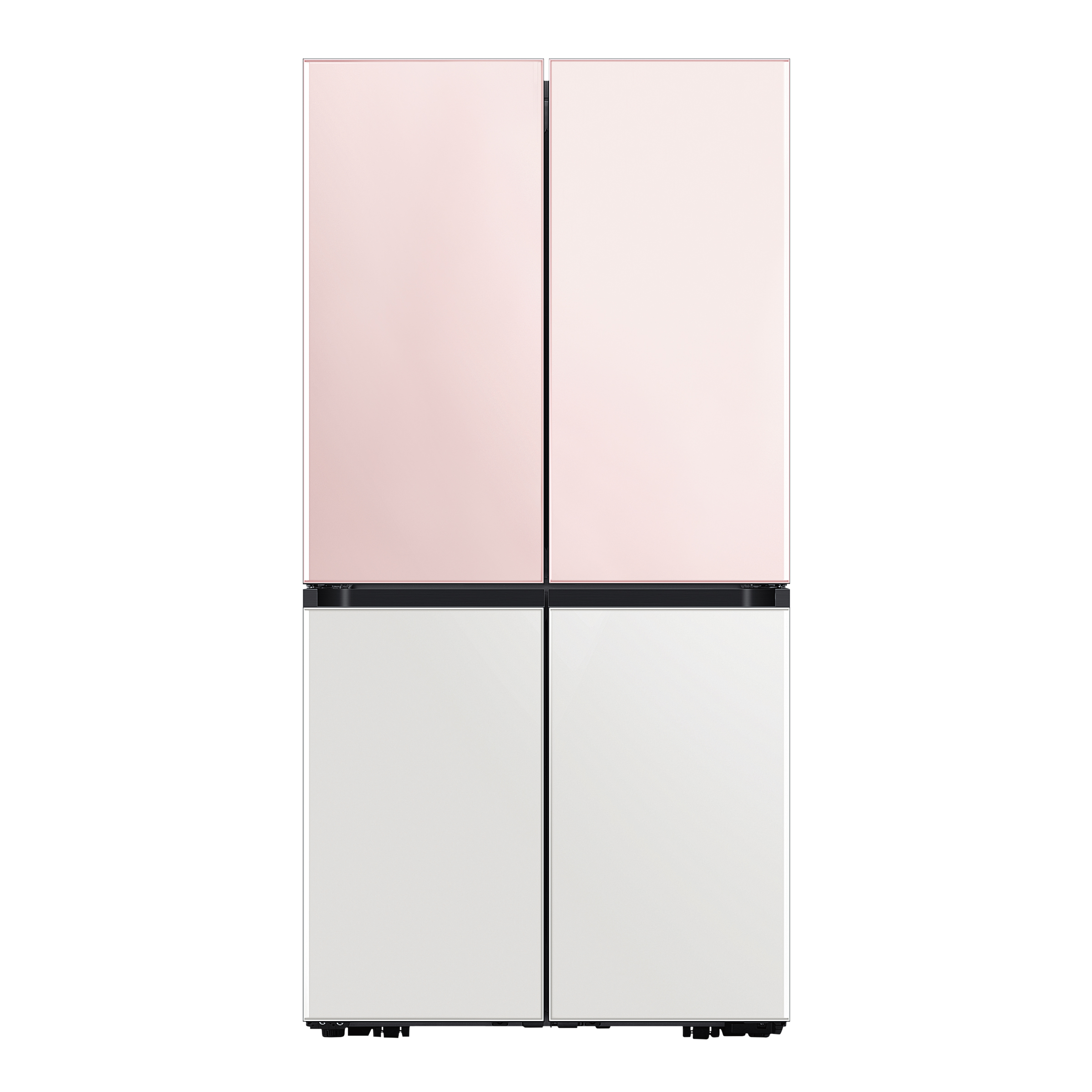 SAMSUNG Bespoke 936 Litres Frost Free French Door Smart Wi-Fi Enabled Refrigerator with Water Dispenser (RF90A92W3AP/TL, Glam Pink/Glam White)