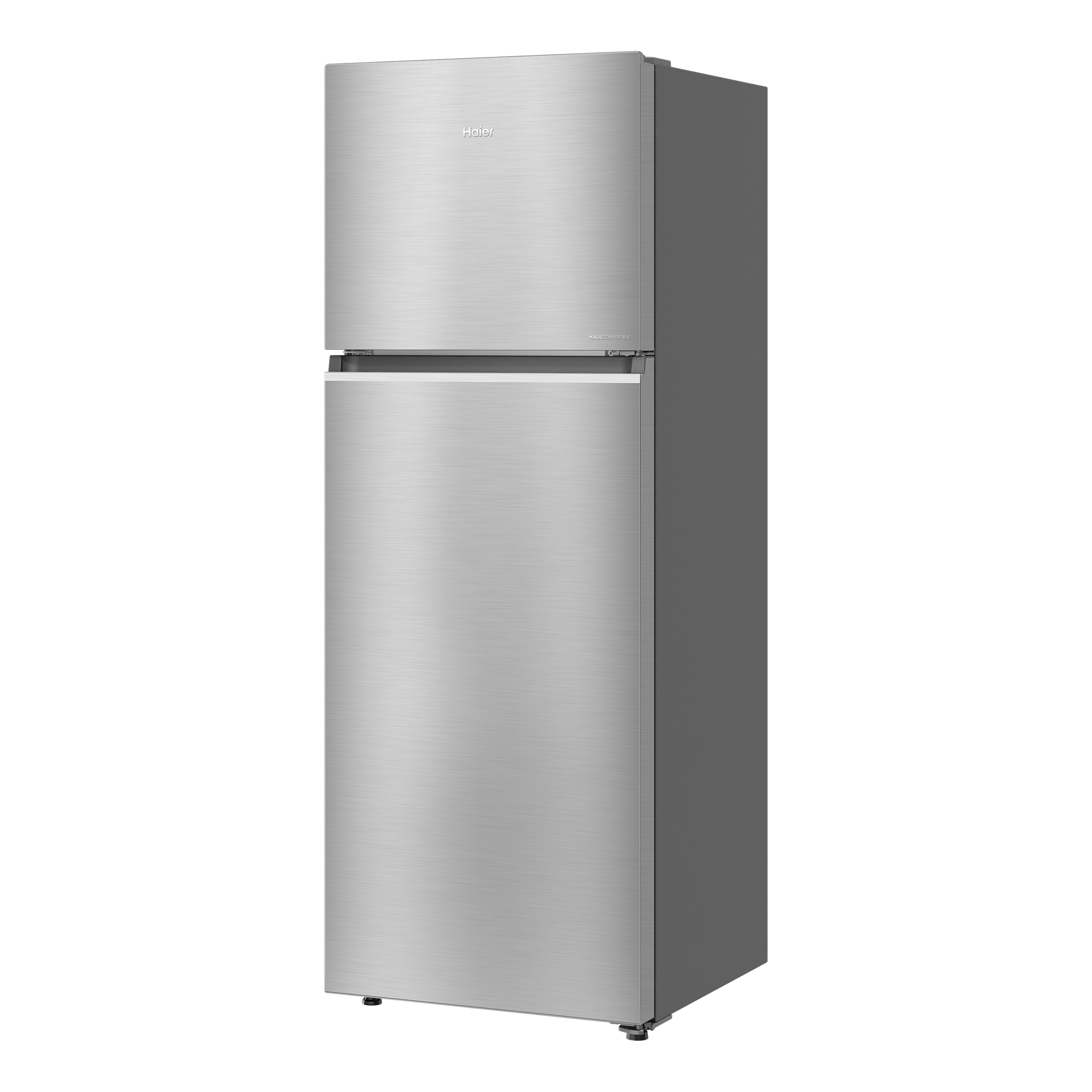 Haier 358 Litres 3 Star Frost Free Double Door Convertible Refrigerator with Triple Inverter Technology (HRF-4083BIS-P, Inox Steel)