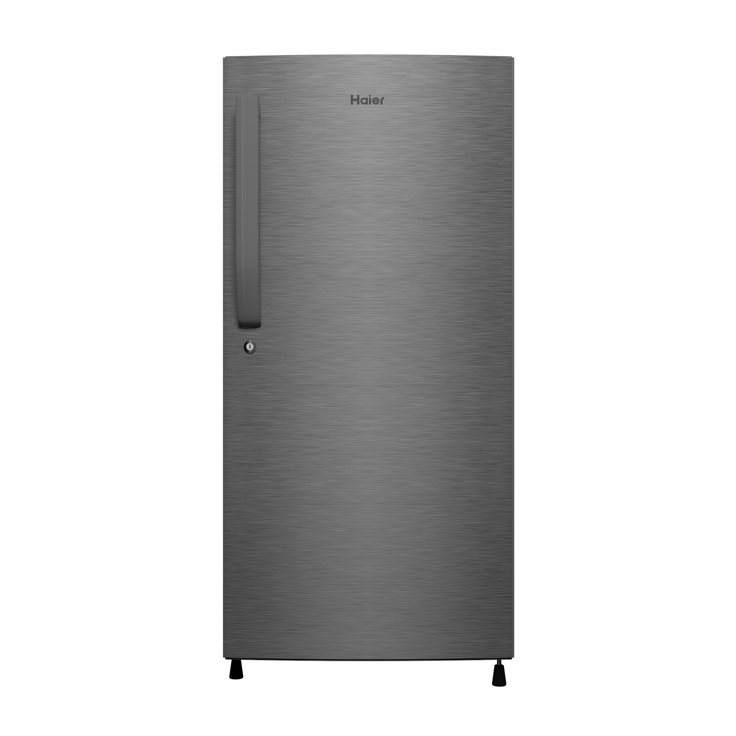 Haier 190 Litres 3 Star Direct Cool Single Door Refrigerator with Diamond Edge Freezing Technology (HRD-2103CBS-P, Brushline Silver)