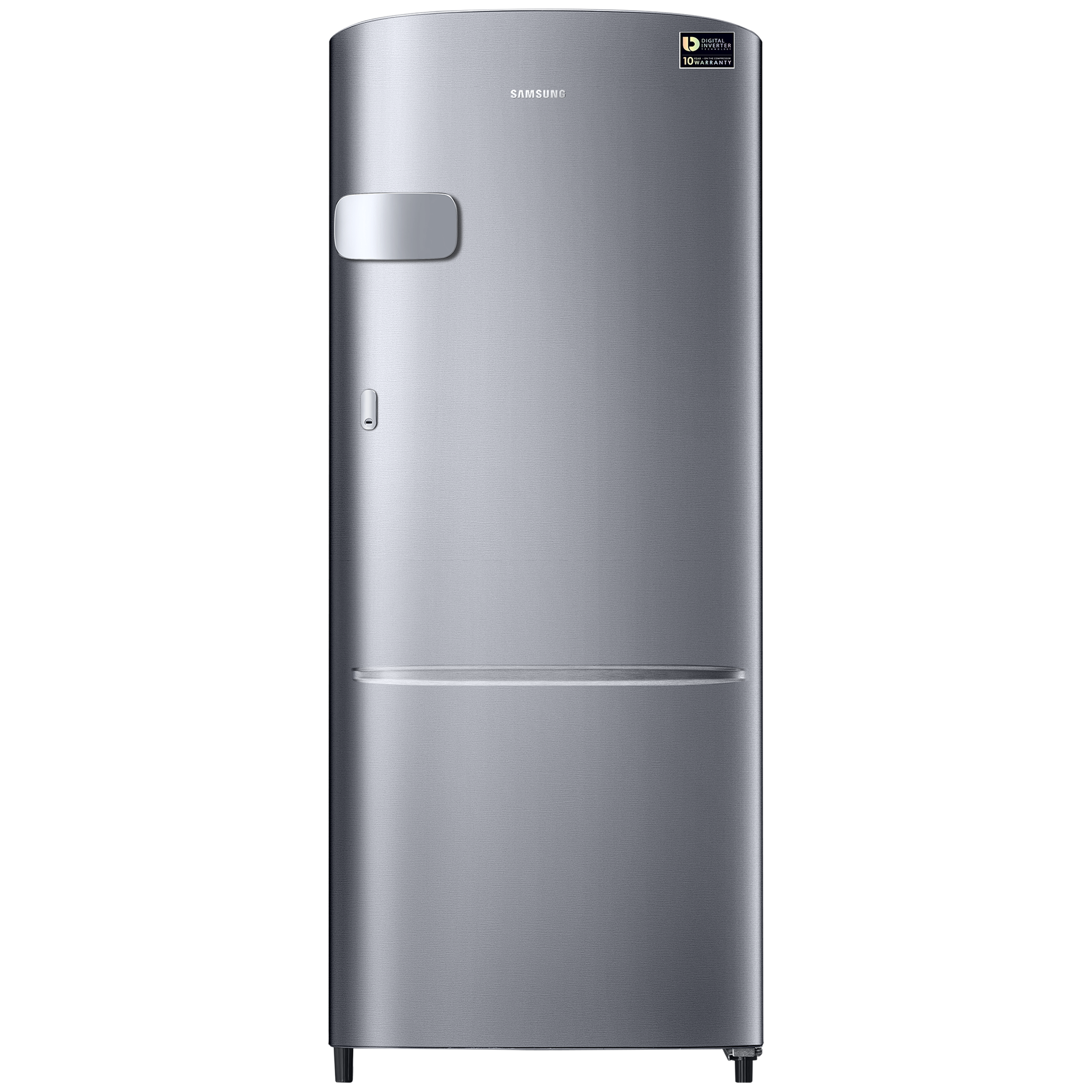 SAMSUNG 183 Litres 3 Star Single Door Refrigerator with Automatic Cooling Technology (RR20C1Y23S8/HL, Elegant Inox)