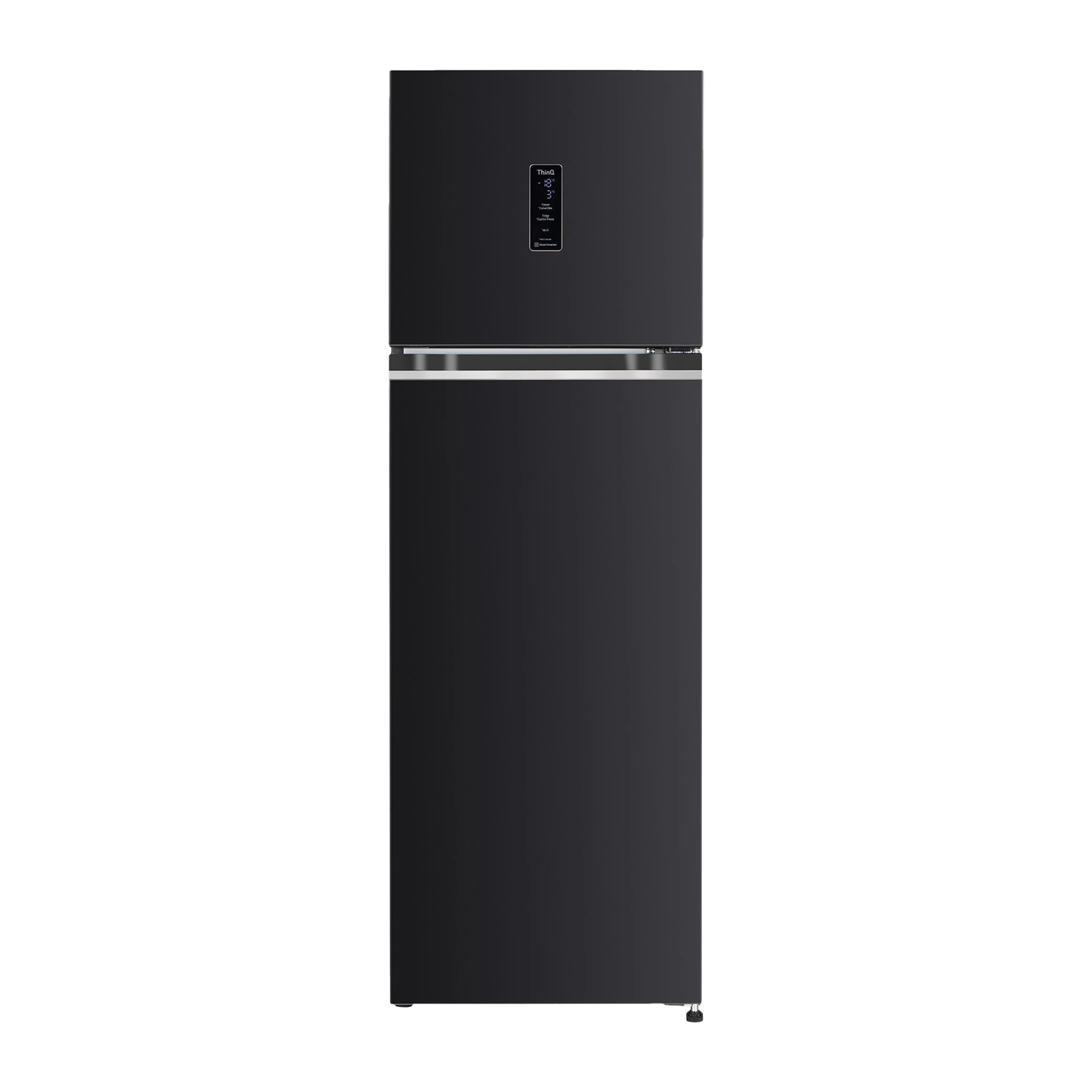 LG 246 Litres 3 Star Frost Free Double Door Convertible Refrigerator with Door Cooling Plus Technology (GL-T262TESX.AESZEB, Ebony Sheen)