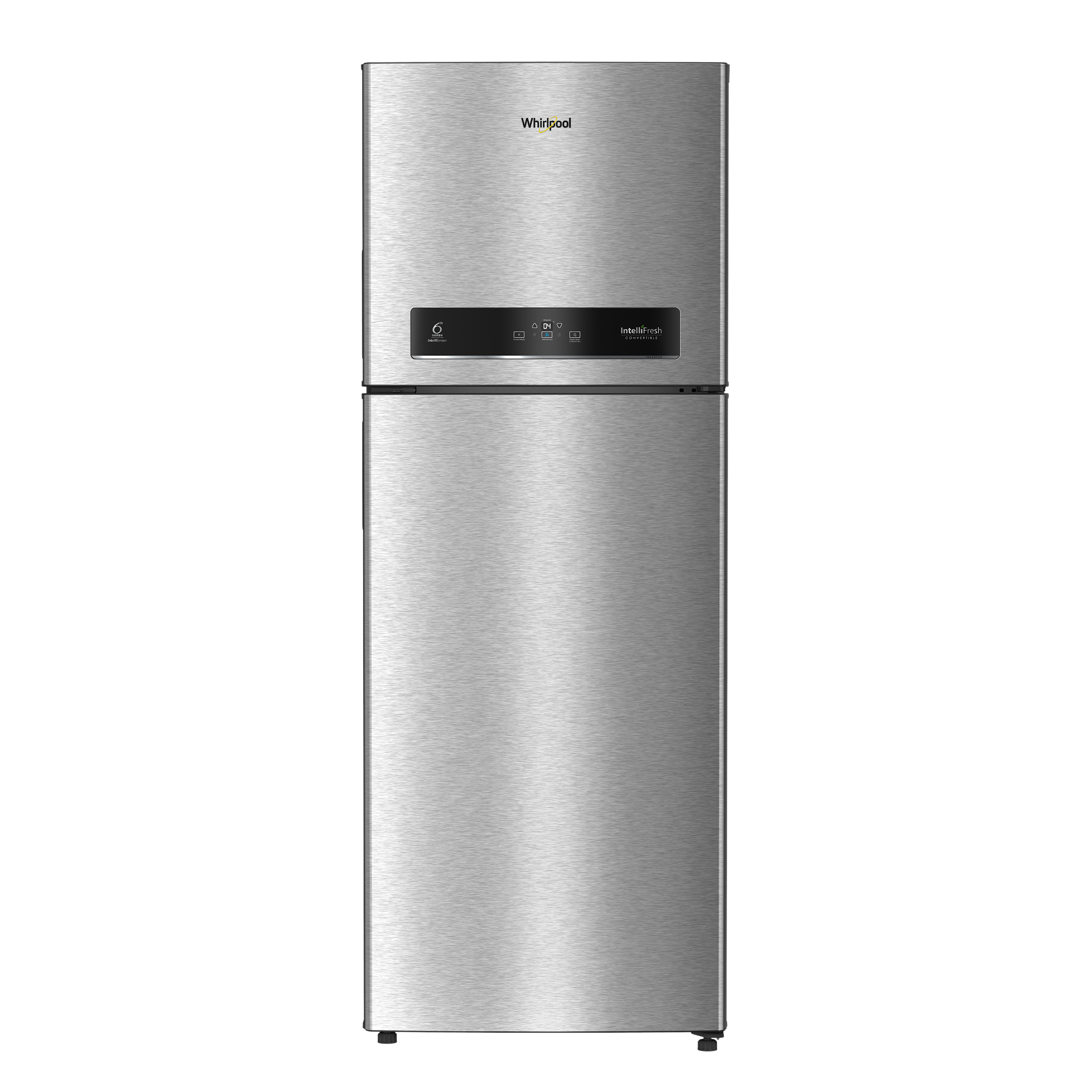 Whirlpool Intellifresh 480 431 Litres 2 Star Frost Free Double Door Convertible Refrigerator with 6th Sense Technology (Grey)