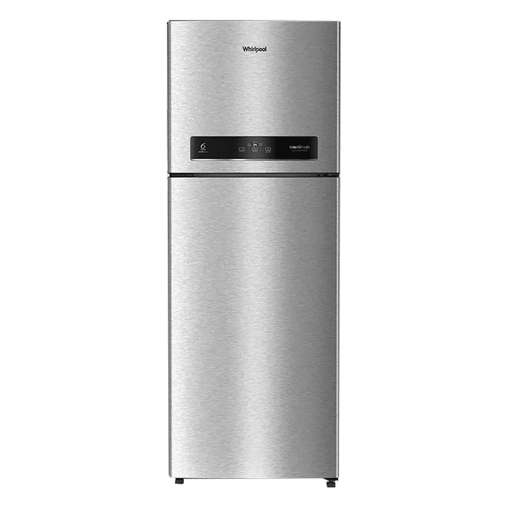 Whirlpool Intellifresh Platina 515 467 Litres 2 Star Frost Free Double Door Convertible Refrigerator with 6th Sense Technology (Grey)