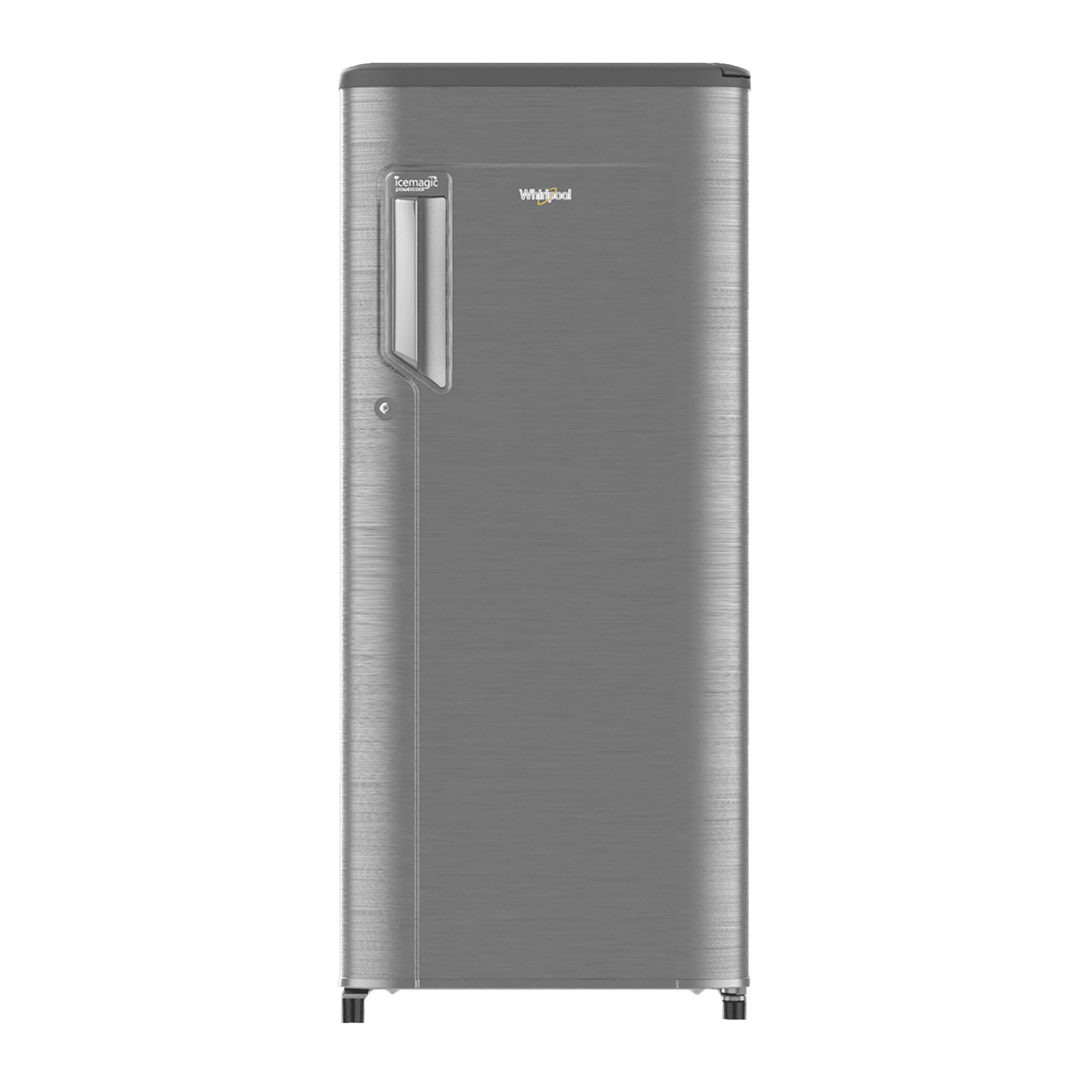 Whirlpool Icemagic Powercool 184 Litres 3 Star Direct Cool Single Door Refrigerator with Stabilizer Free Operation (72511, Steel)