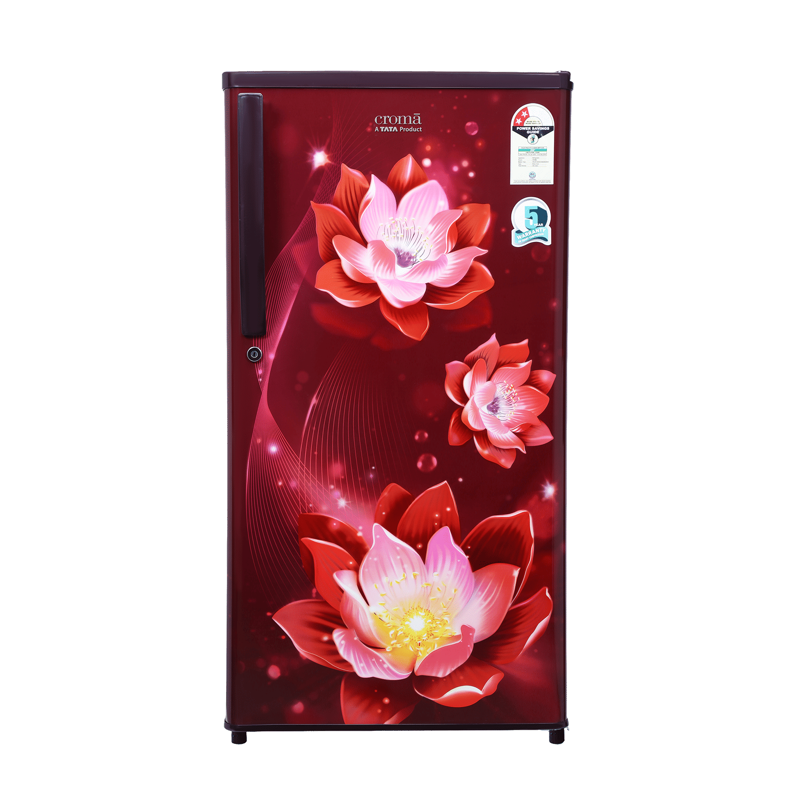 Croma 183 Litres 2 Star Direct Cool Single Door Refrigerator with Anti-Fungal Door Gasket ( Rosalind Wine)