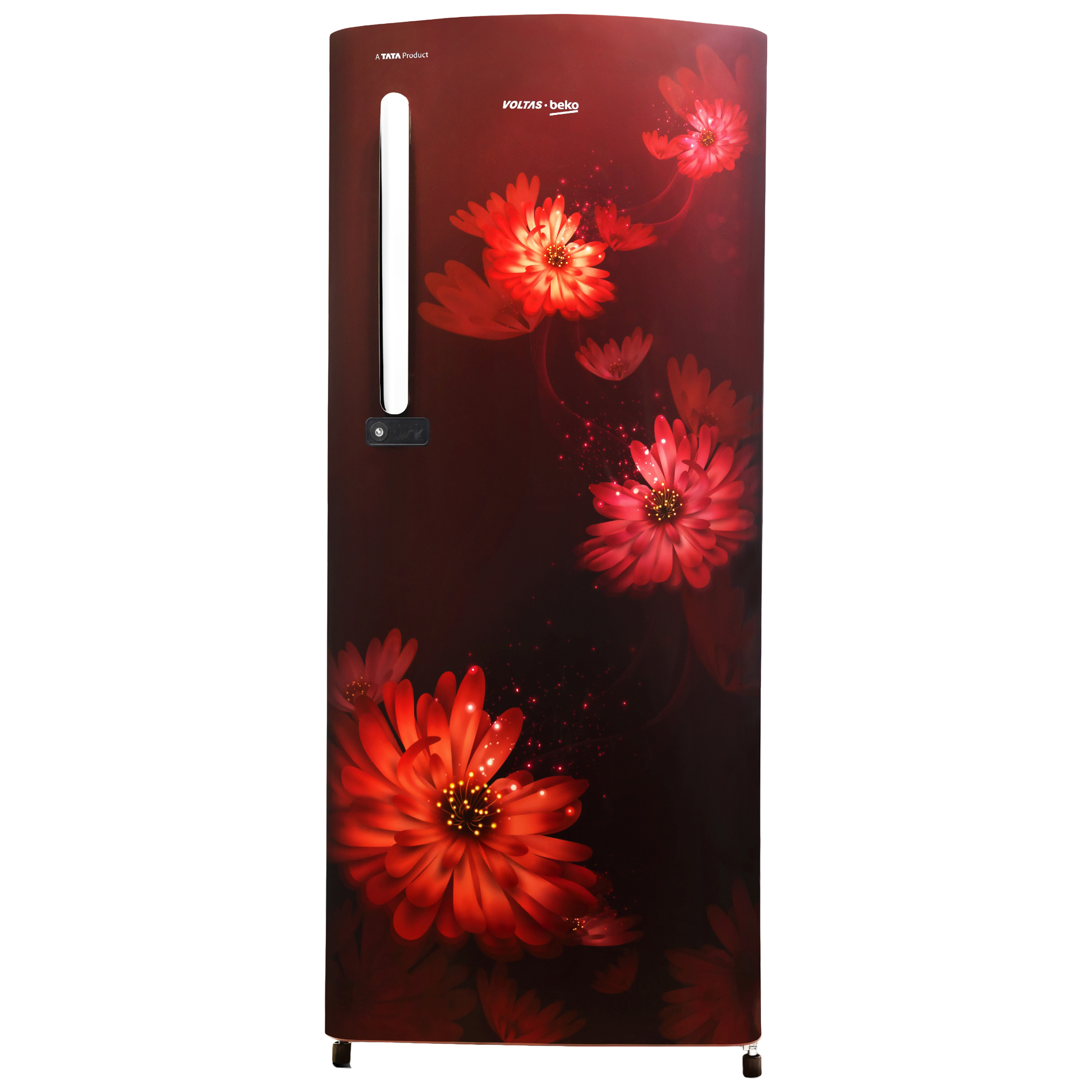 VOLTAS beko 173 Litres 3 Star Direct Cool Single Door Refrigerator with Stabilizer Free Operation (RDC245C / W0DWE0M0, Dahlia Wine)