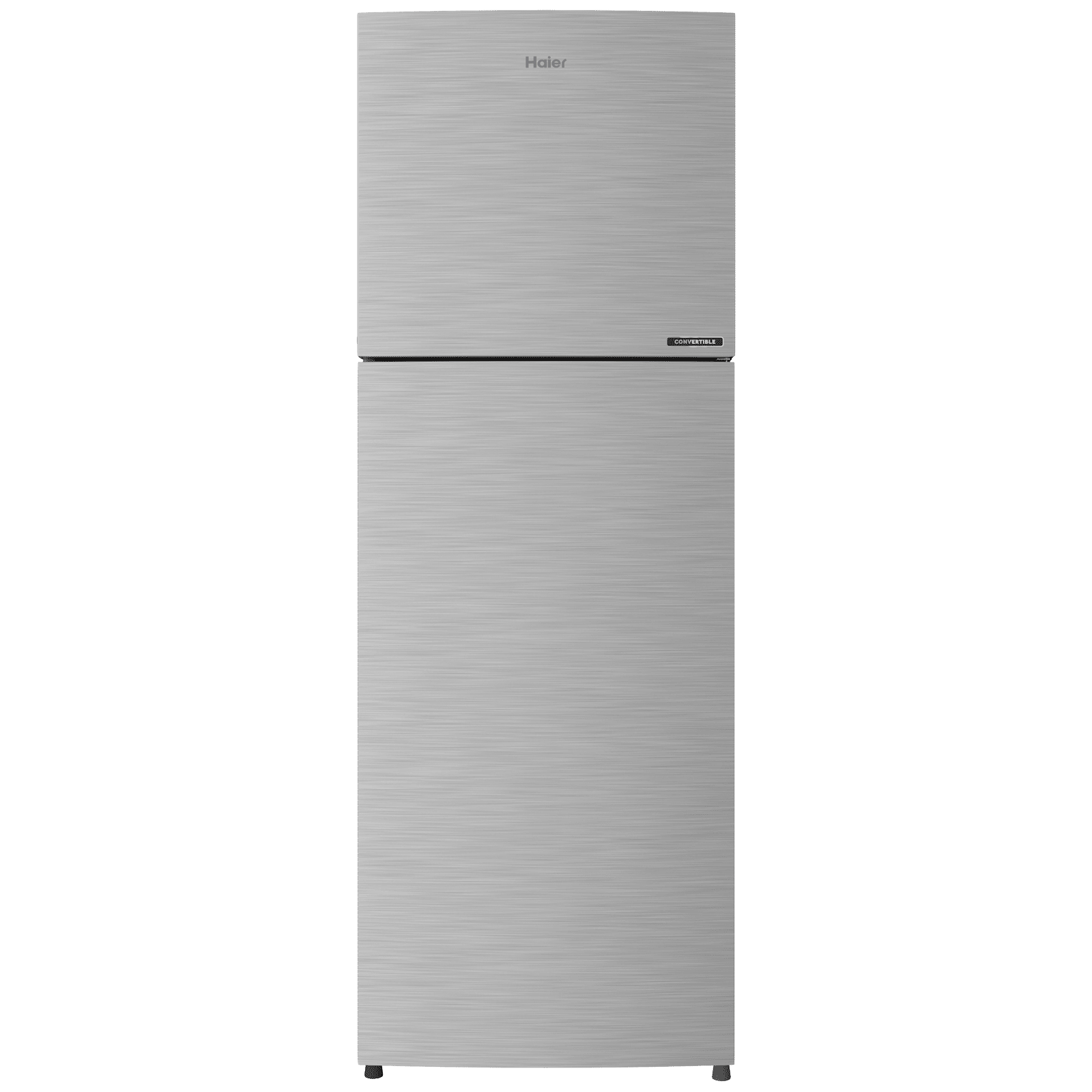 Haier 240 Litres 2 Star Frost Free Double Door Refrigerator with Turbo Icing (HRF-2902EBS-P, Brushline Silver)