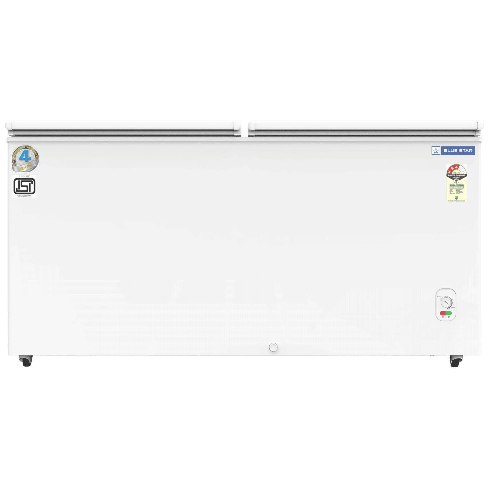 Blue Star 293 Litres 3 Star Double Door Deep Freezer (Stabilizer Free Operation, CF3125DPW, White)