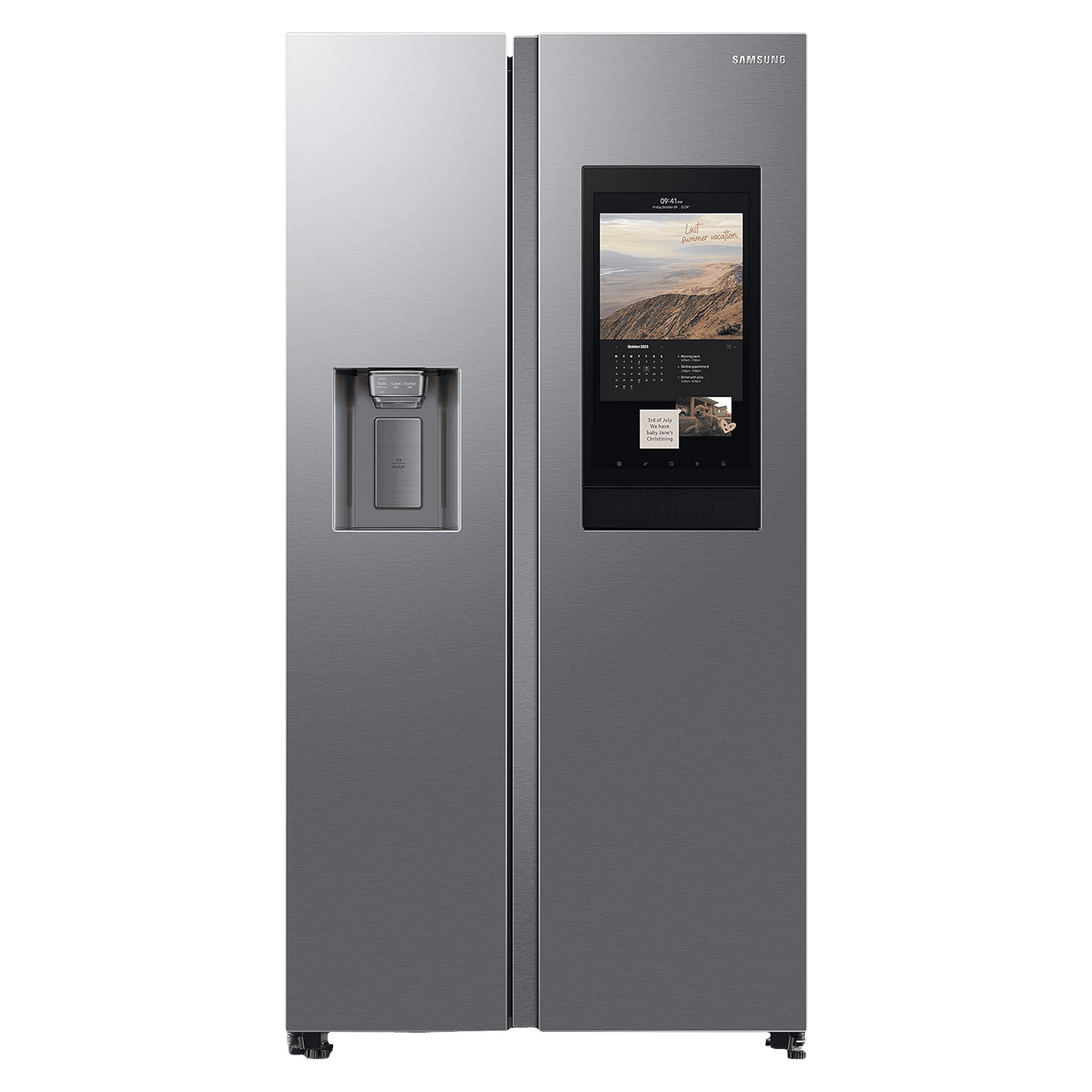 SAMSUNG 615 Litres 3 Star Frost Free Side by Side Convertible Refrigerator with Water Dispenser (RS7HCG8543SLHL, Silver)-picture-13