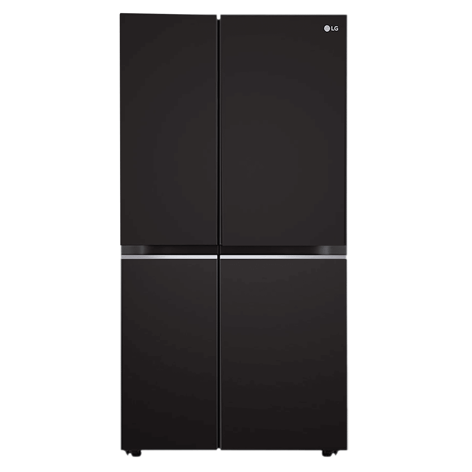LG 650 Litres 3 Star Frost Free Side by Side Refrigerator with Multi Air Flow (GLB257HWB3, Western Black)