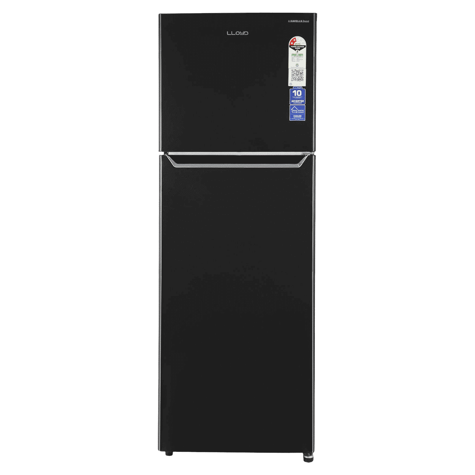 LLOYD 310 Litres 2 Star Frost Free Double Door Convertible Refrigerator with Bactsheild Technology (GLFF342AMBC1GC, Metallic Black)