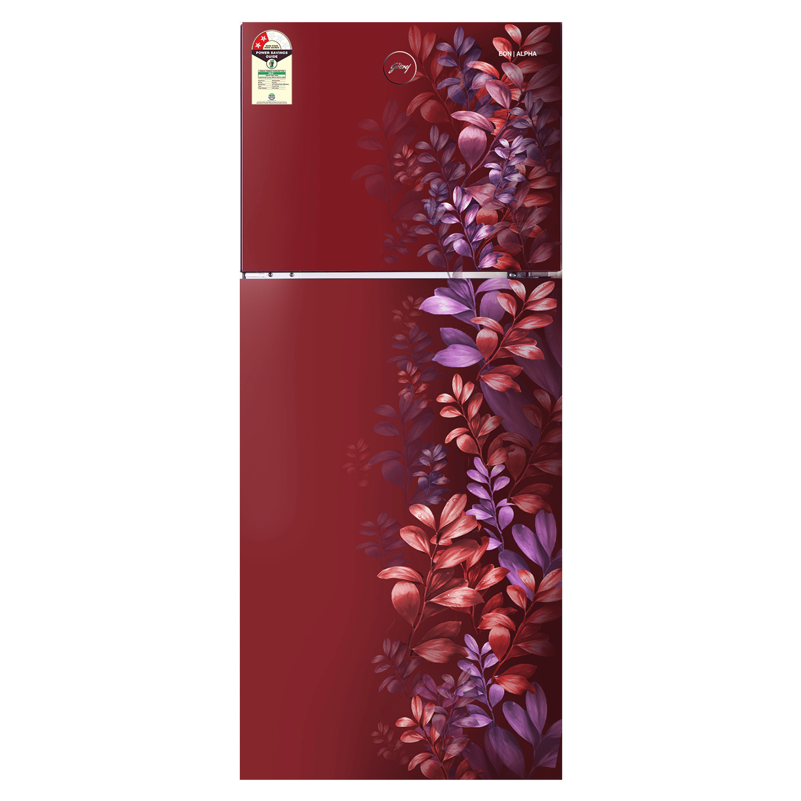 Godrej Eon Alpha 233 Litres 2 Star Frost Free Double Door Refrigerator with Cool Balance Technology (RT EONALPHA 270B RI, Aria Wine)