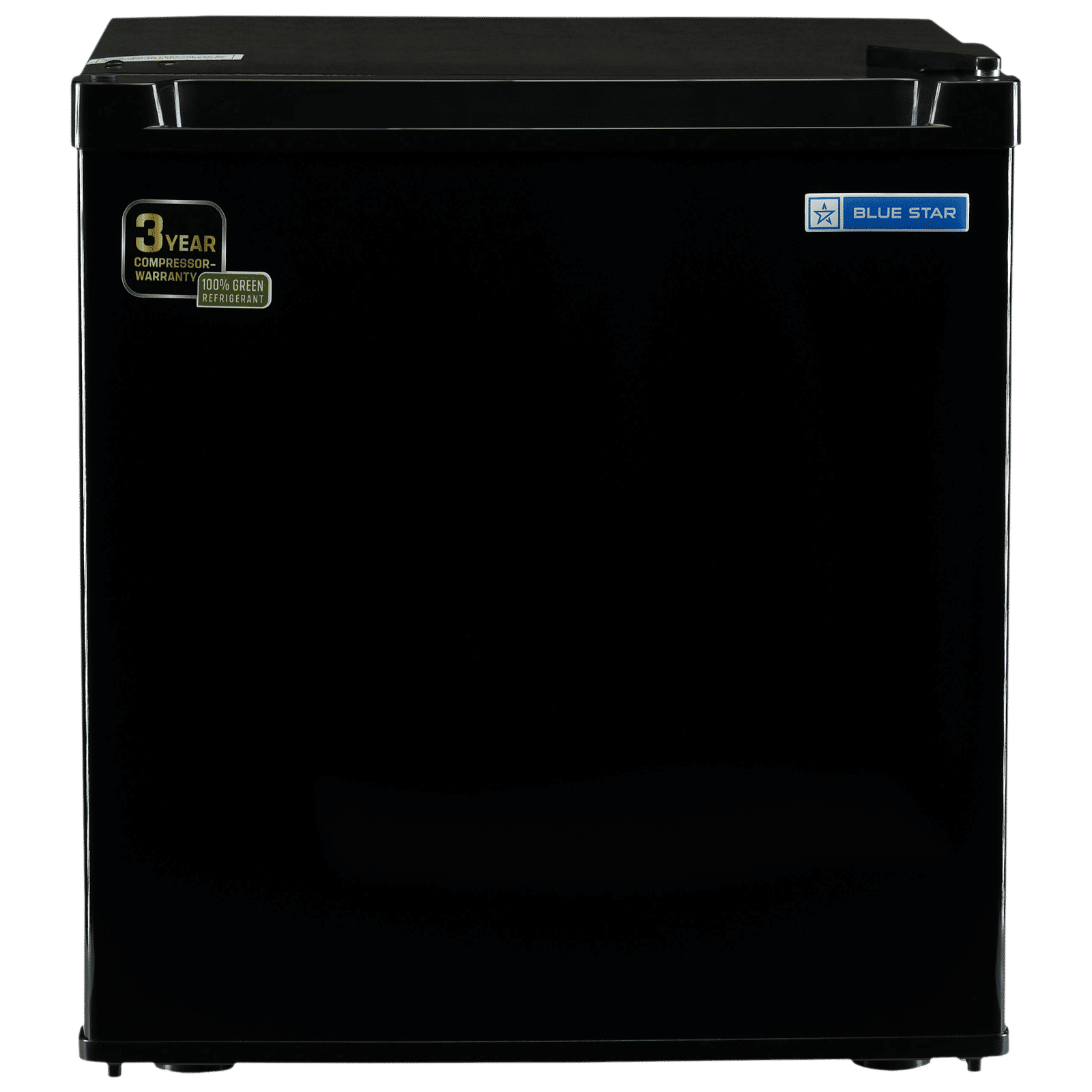 Blue Star Mini Bar 47 Litres 2 Star Direct Cool Single Door Refrigerator with Temperature Control Dial (MR70-GB, Black)