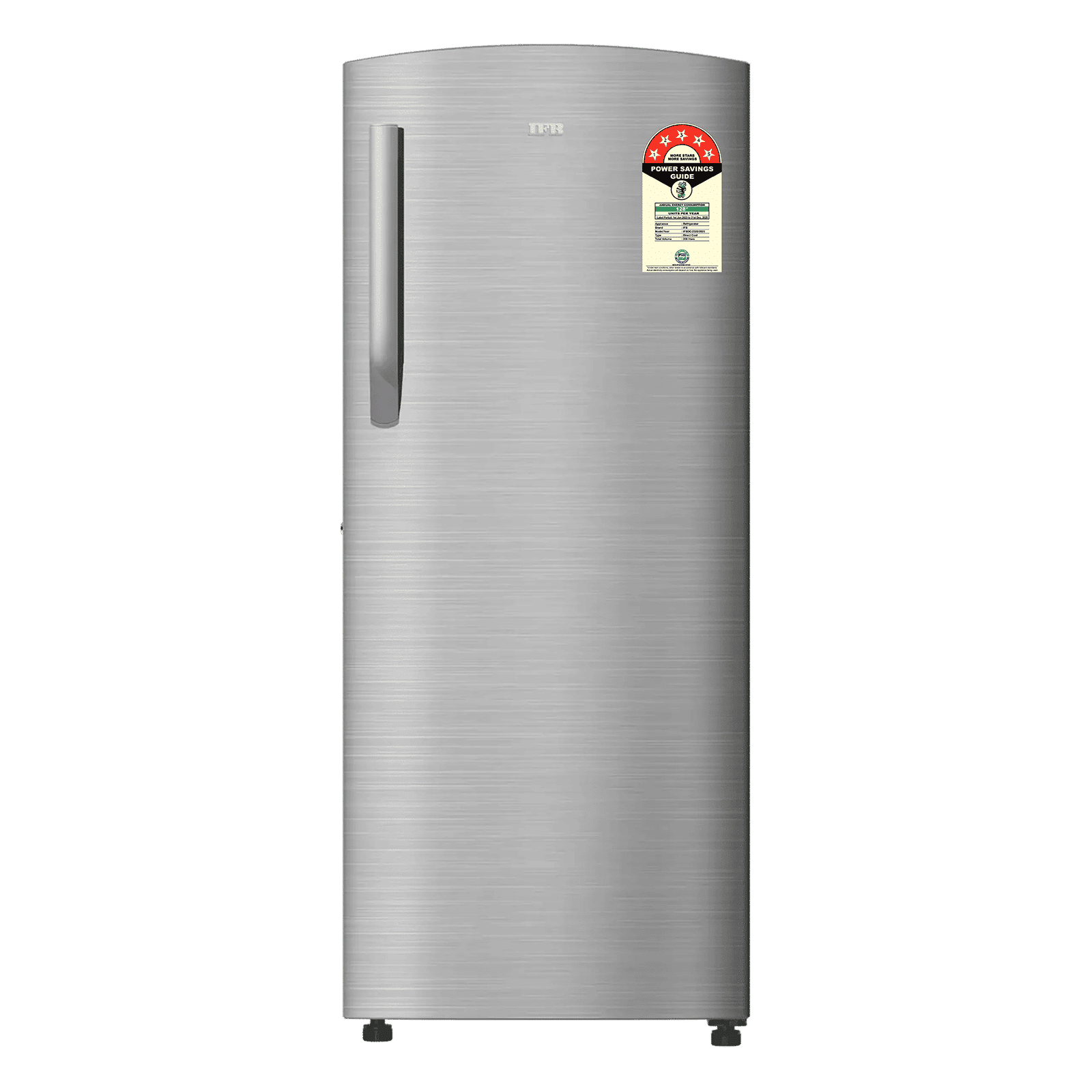IFB Advance Cool 206 Litres 5 Star Direct Cool Single Door Refrigerator with Anti Bacterial Gasket (IFBDC-2325IGS, Grey Steel)