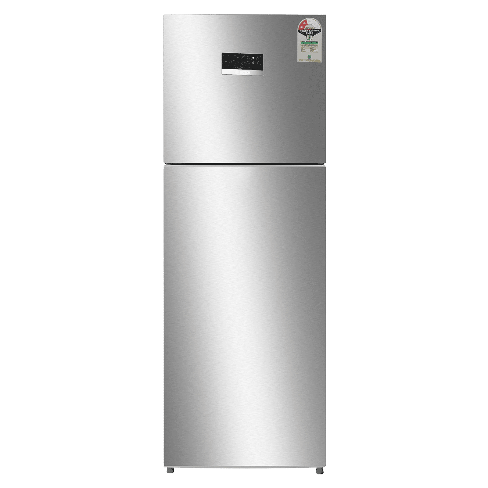 BOSCH Series 4 334 Litres 2 Star Frost Free Double Door Convertible Refrigerator with VarioInverter Compressor (CTC35S02NI, Shiney Silver)