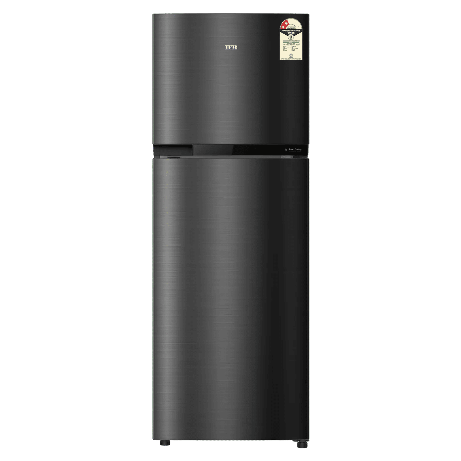 IFB Eco-Cool 265 Litres 2 Star Frost Free Double Door Refrigerator with Active Deodoriser (IFBFF-3152IKS, Black Steel)