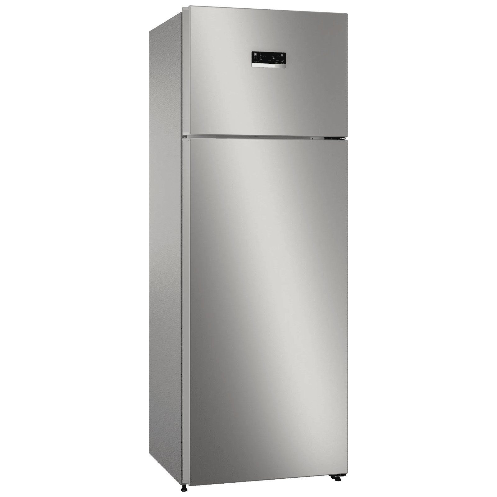 BOSCH Series 4 368 Litres 2 Star Frost Free Double Door Convertible Refrigerator with VarioInverter Compressor (CTC39S02NI, Shiney Silver)