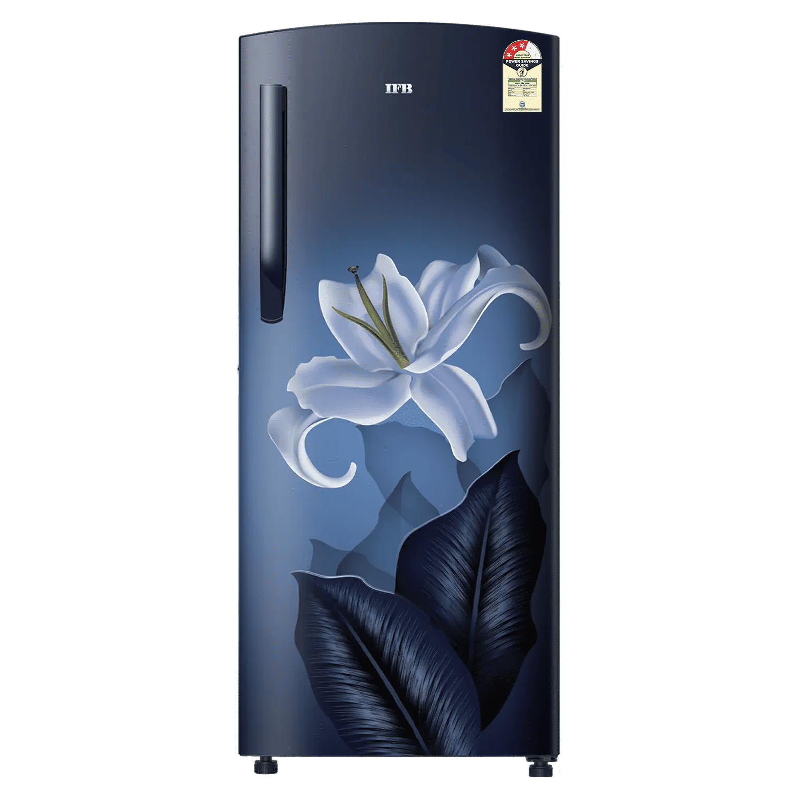 IFB Metal - Cool 197 Litres 3 Star Direct Cool Single Door Refrigerator with Anti Bacterial Gasket (IFBDC-2233FBB, Blue Flower)