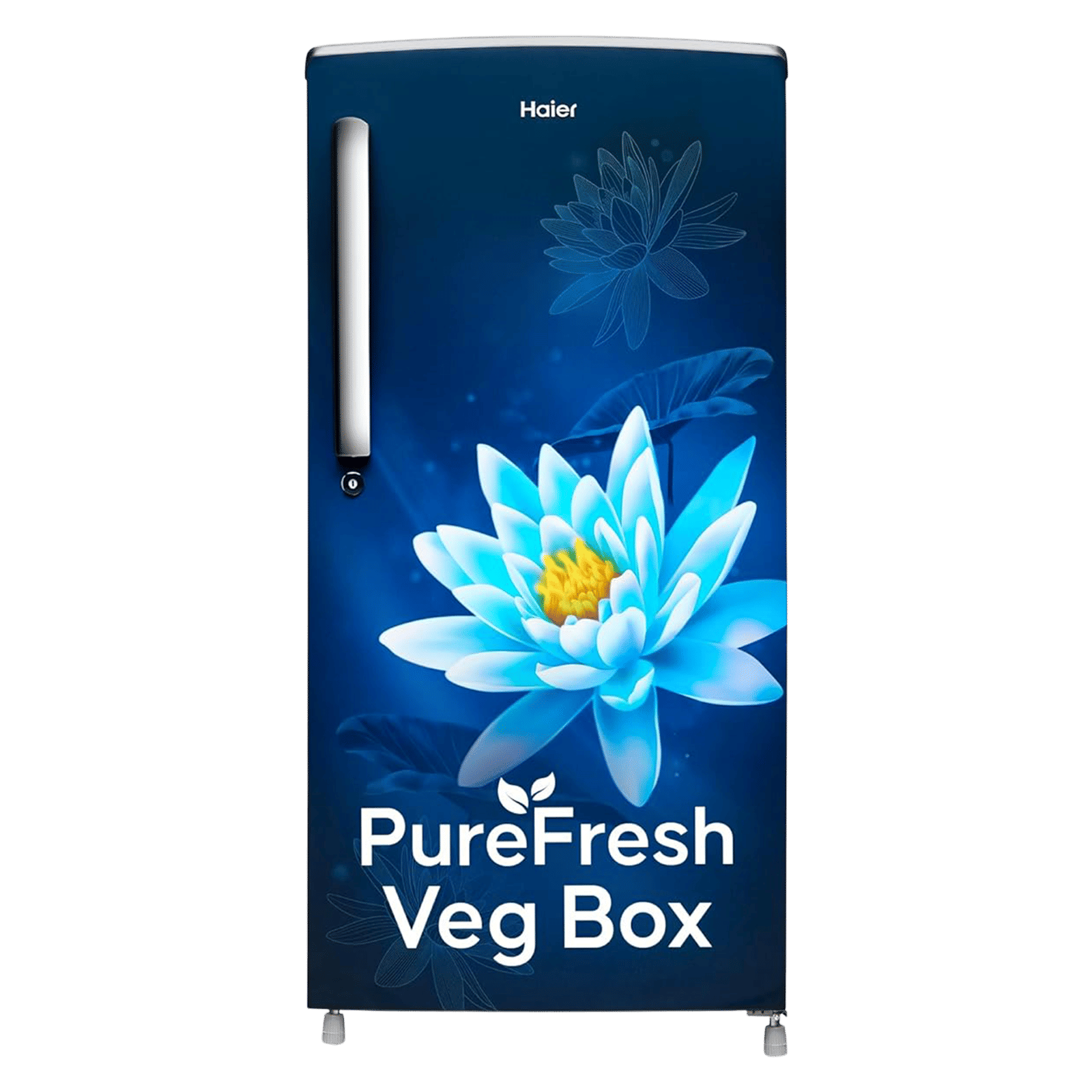 Haier 175 Litres 2 Star Direct Cool Single Door Refrigerator with Anti-Bacterial Gasket (HED182MLN, Marine Lotus)