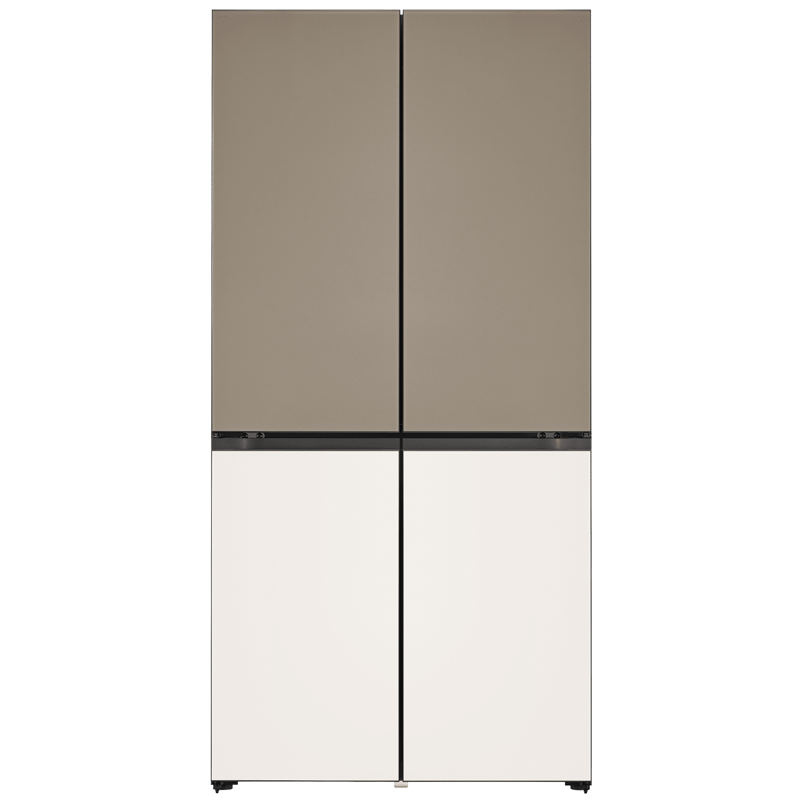 LG 614 Litres 3 Star Frost Free French Door Smart Wifi Enabled Refrigerator with Door Cooling Plus (GR-B24FQGJB, Brown & Beige)