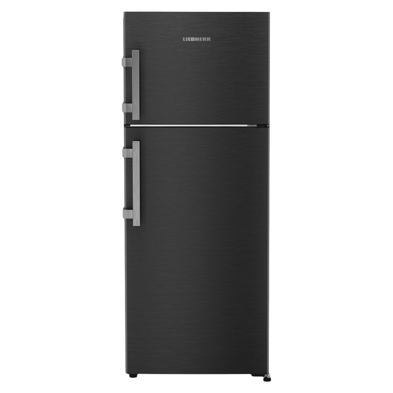 LIEBHERR Pure 245 Litres 2 Star Frost Free Double Door Refrigerator with Anti-Bacterial Gasket (TCLbsB 2411, Black Steel)