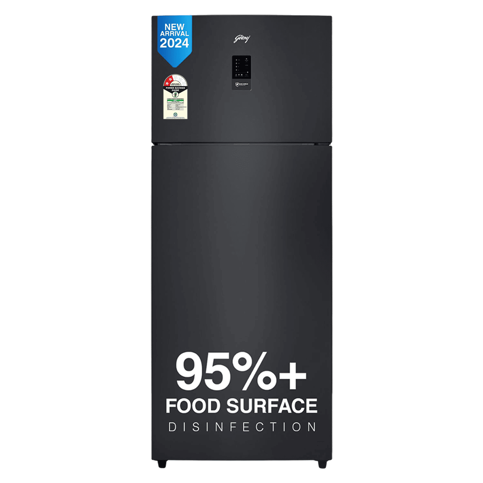 Godrej Eon Regalis 472 Litres 2 Star Frost Free Double Door Refrigerator with Cool Balance Technology (RT EONREGALIS 517B RCI MT BK, Matte Black)