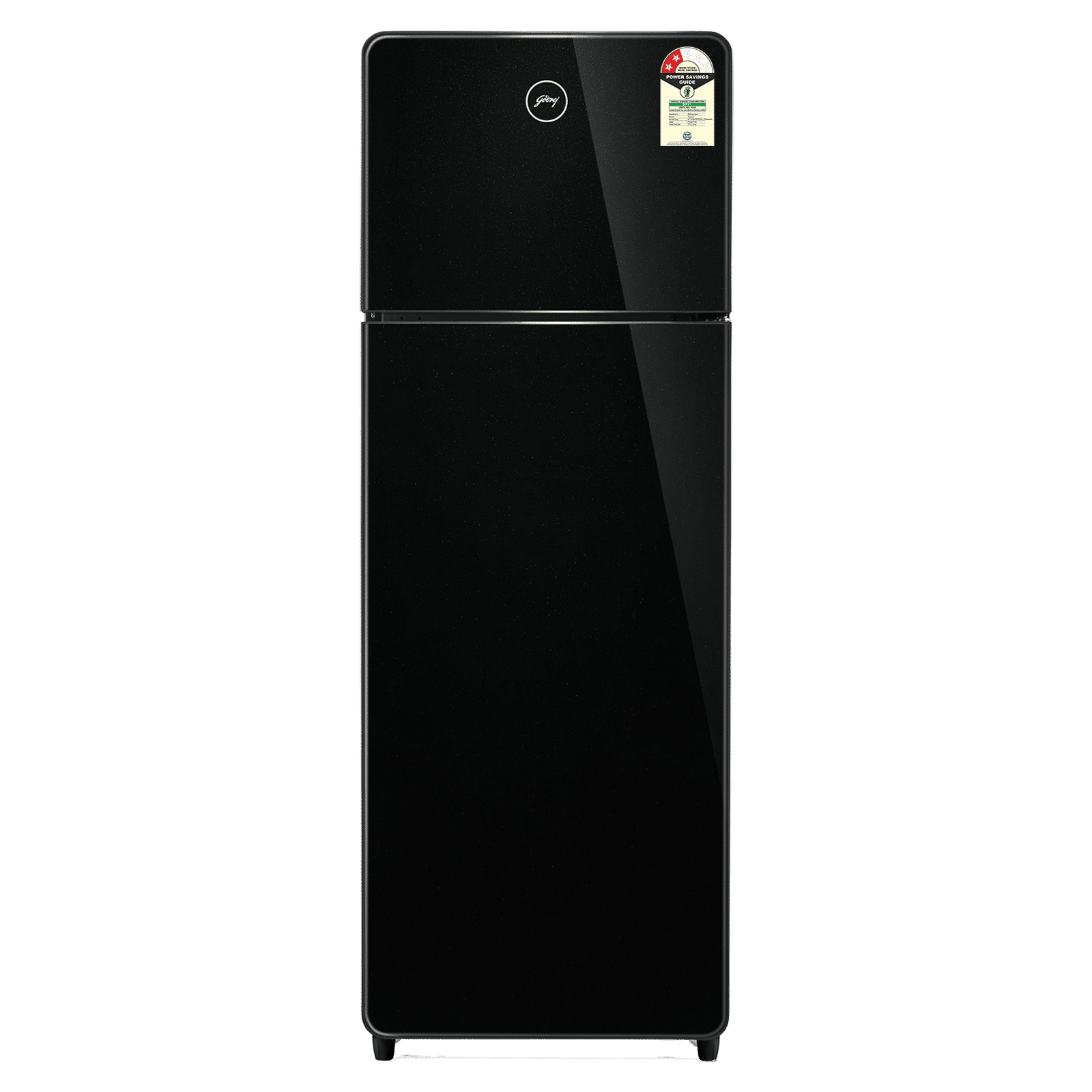 Godrej Eon Crystal 272 Litres 2 Star Frost Free Double Door Refrigerator with Advanced Inverter Technology (RT EONCRYSTAL 310B RI OB, Black Glass)