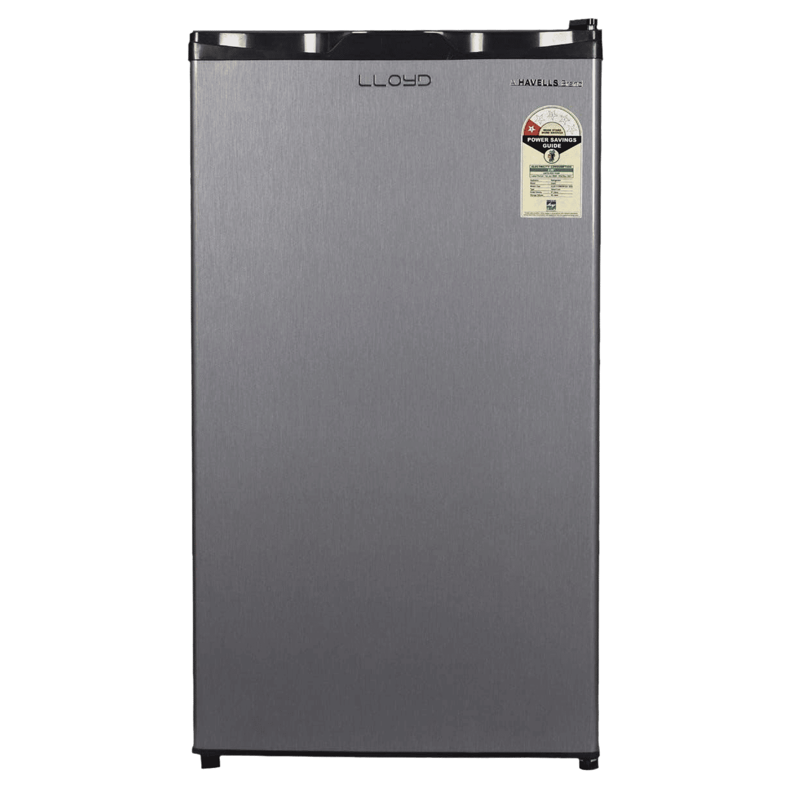 LLOYD 92 Litres 1 Star Direct Cool Single Door Refrigerator with Toughened Glass Shelf (GLDC111RGMT1JC, Grey)