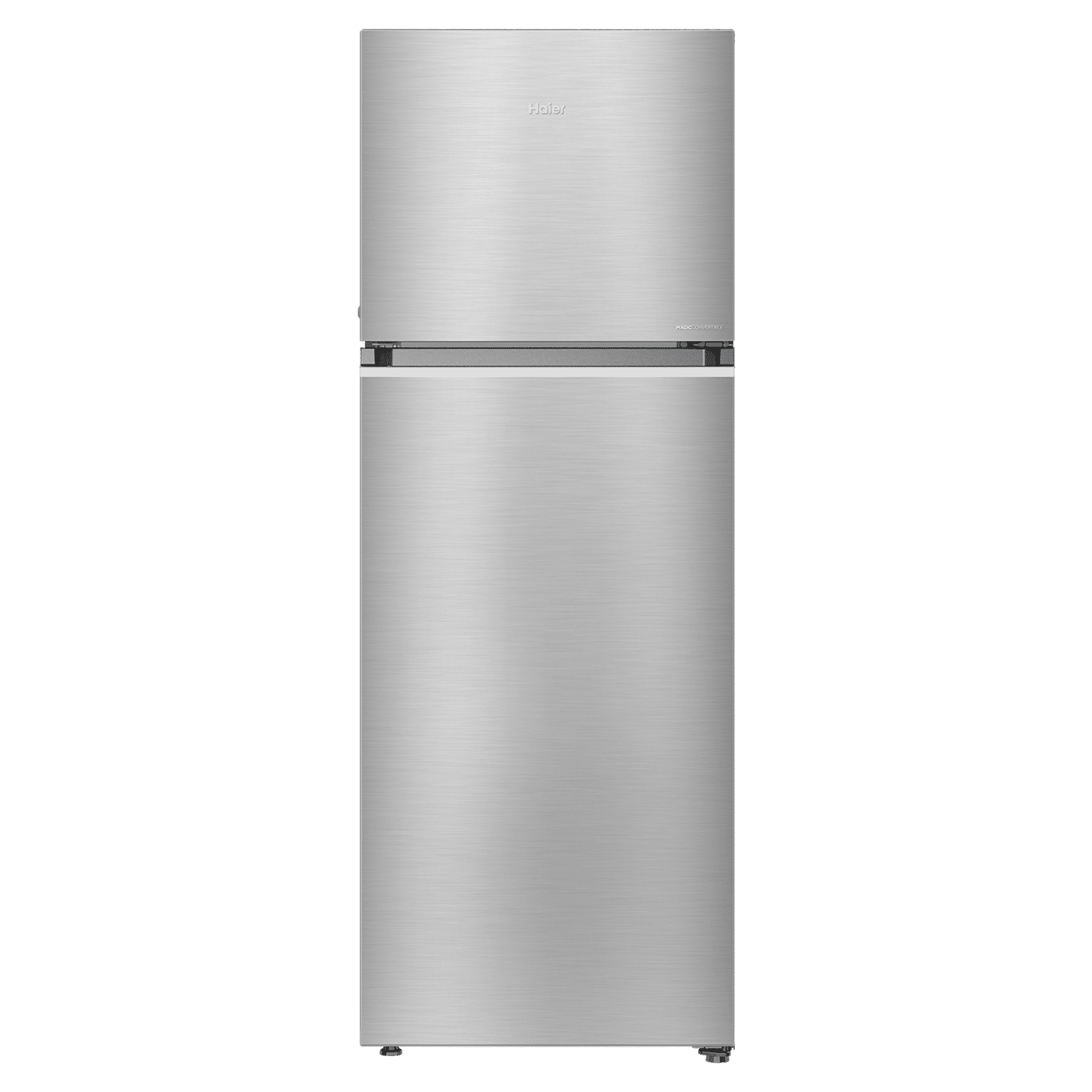 Haier 328 Litres 2 Star Frost Free Double Door Convertible Refrigerator with 1 Hour Icing Technology (HRF-3782BIS-P, Inox Steel)