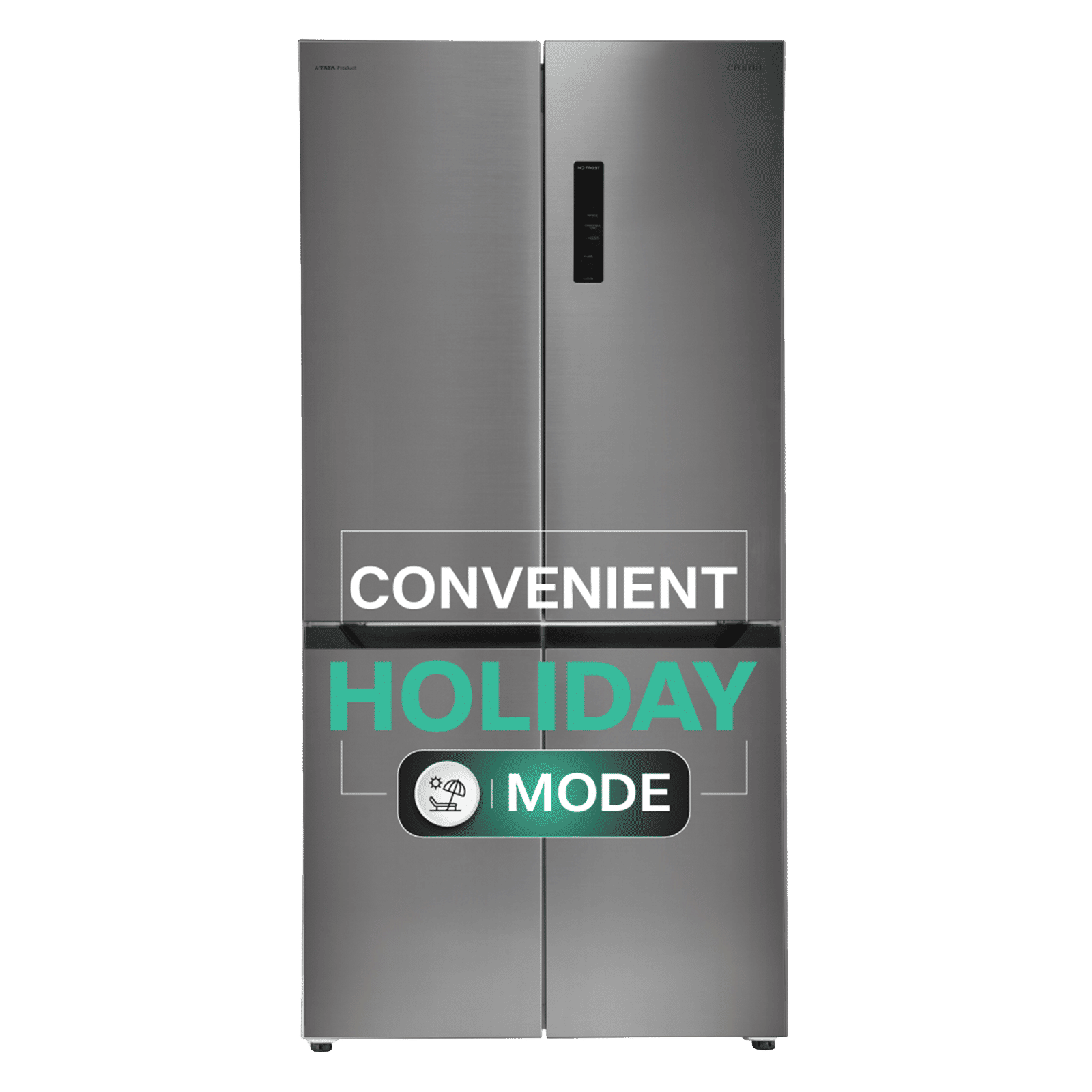 Croma 522 Litres Frost Free French Door Convertible Refrigerator with Multi Airflow (CRLR522MDA342495, Inox)
