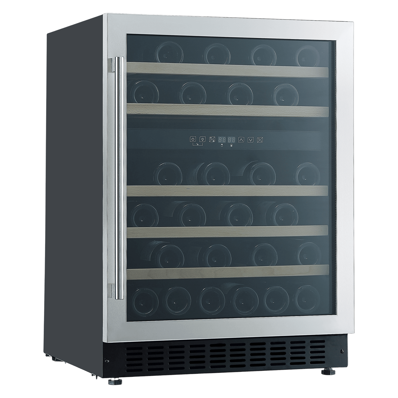 elica 145 Litres 46 Bottles Wine Cooler (LED Display, EWC145S6082, Black)