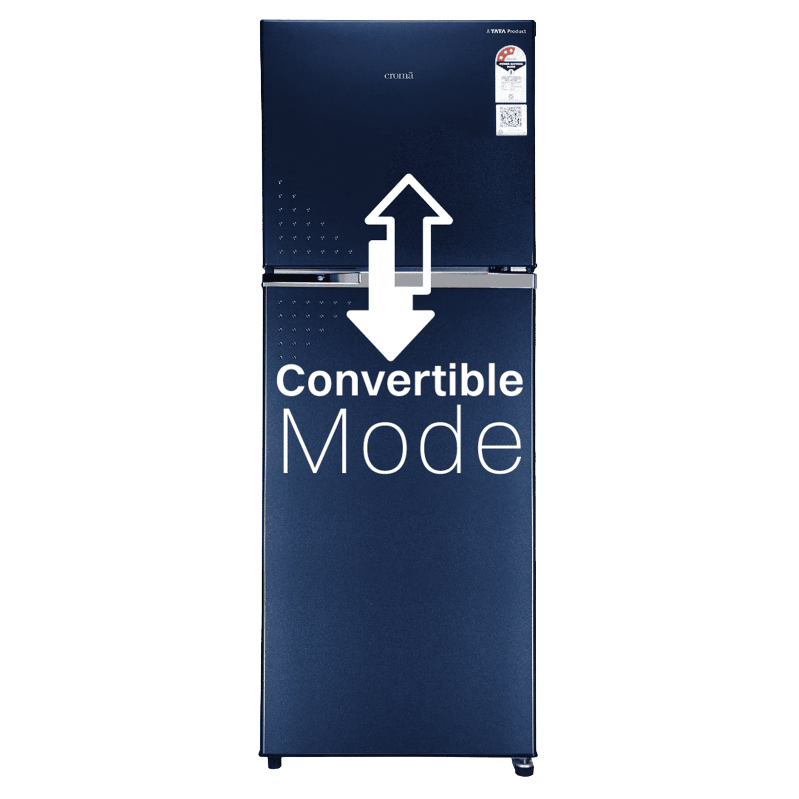 Croma 320 Litres 3 Star Frost Free Double Door Refrigerator with Inverter Technology (CRLR303FID276257, Ocean Blue)