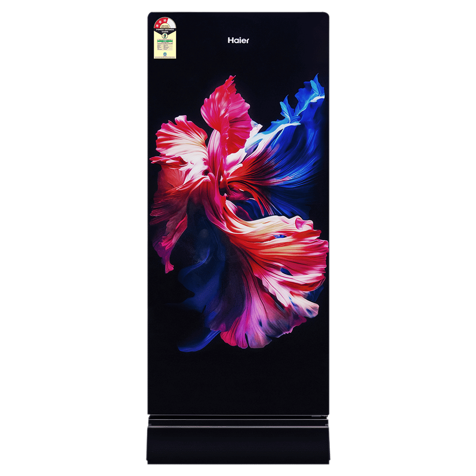 Haier 190 Litres 3 Star Direct Cool Single Door Refrigerator with One Hour Icing Technology (HRD-2103PWG-P, Wave Glass)