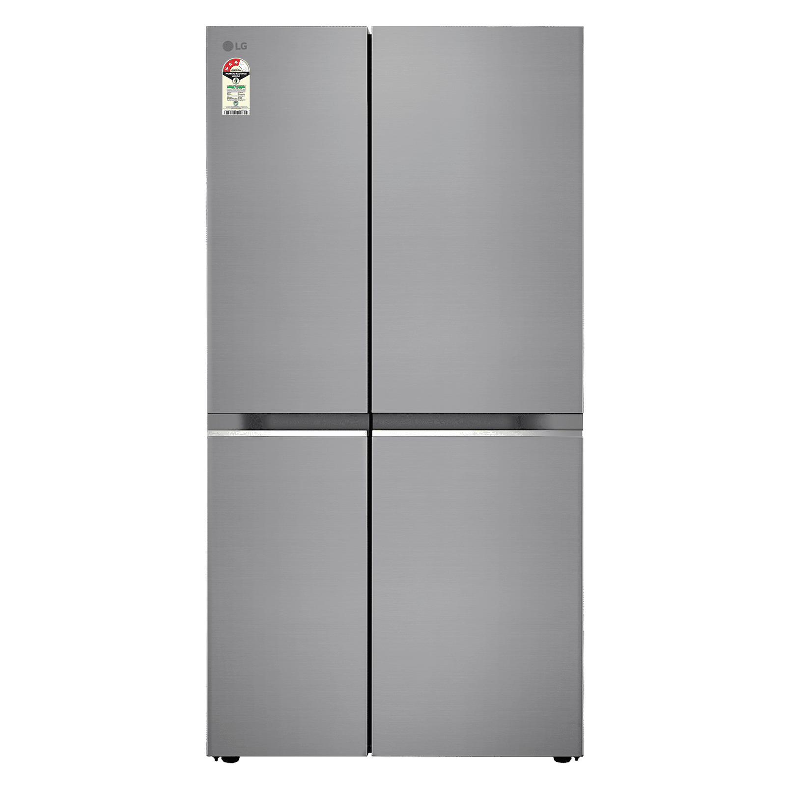 LG 650 Litres 3 Star Frost Free Side by Side Refrigerator with DoorCooling Plus Technology (GL- B257HPZ3, Shiny Steel)