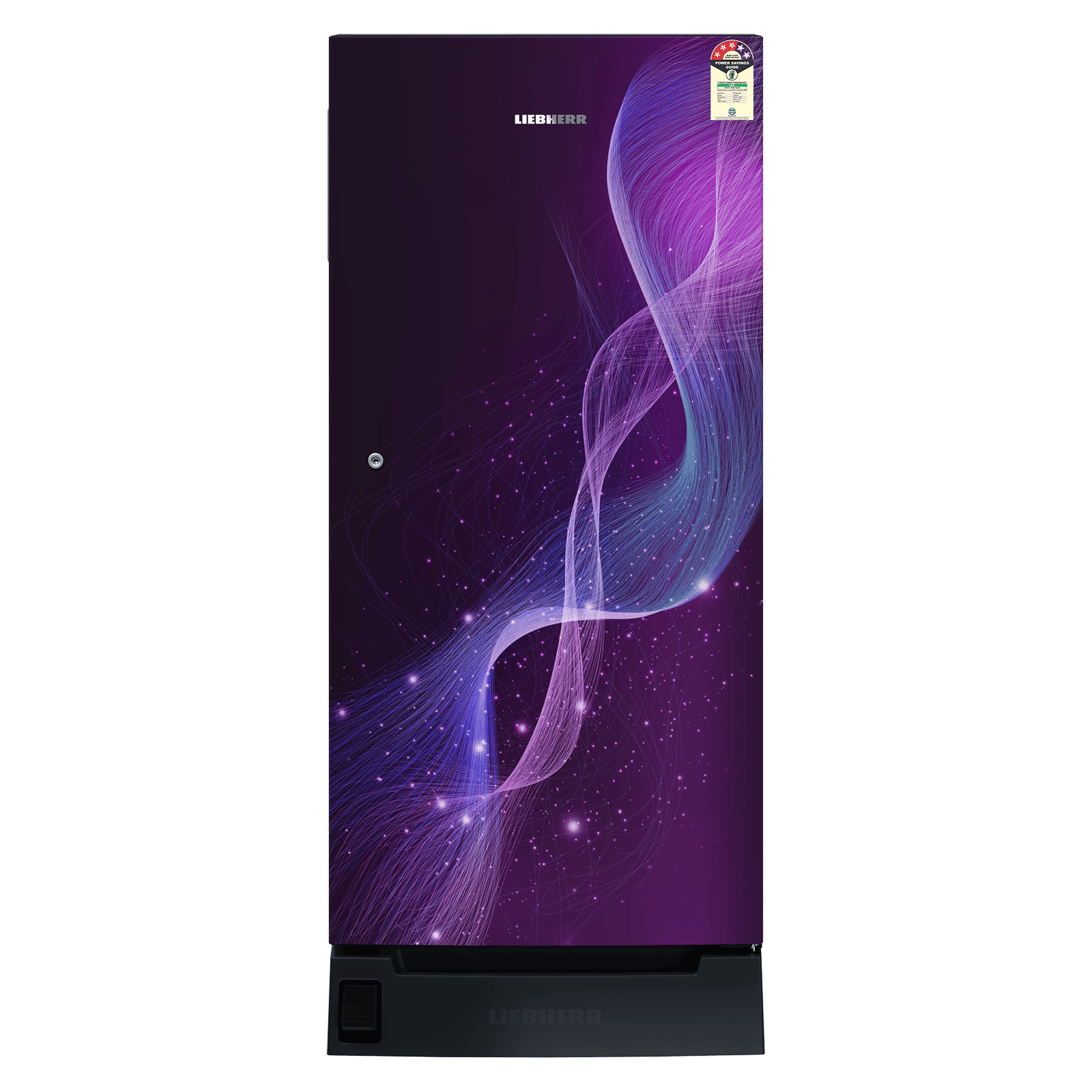 LIEBHERR Cluster 3 191 Litres 3 Star Direct Cool Single Door Refrigerator with Antibacterial Gasket (DFPpsC 1931, Purple Strings)