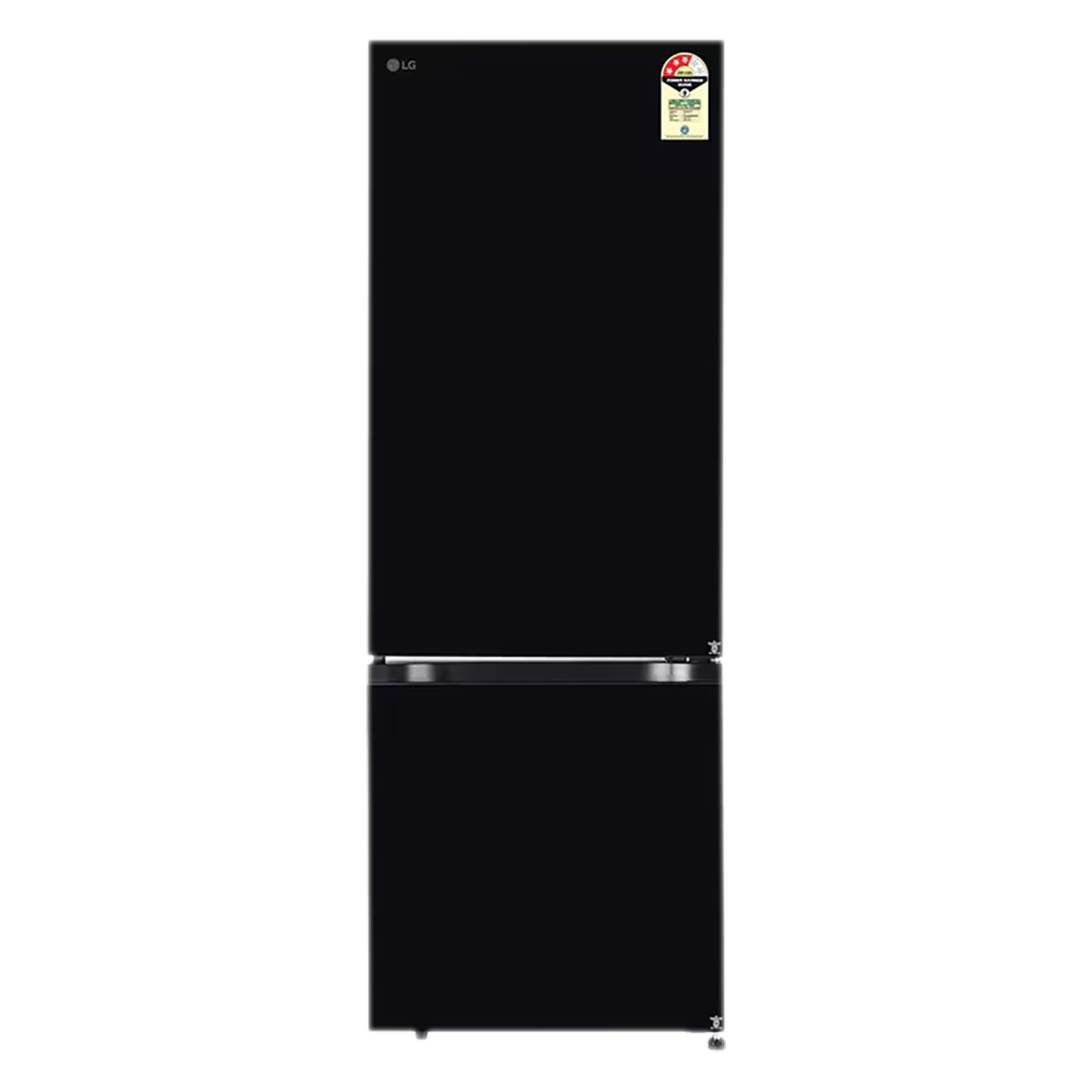 LG 340 Litres 3 Star Frost Free Double Door Bottom Mount Convertible Refrigerator with Smart Diagnosis (GL-B382EBMX, Black Mirror)
