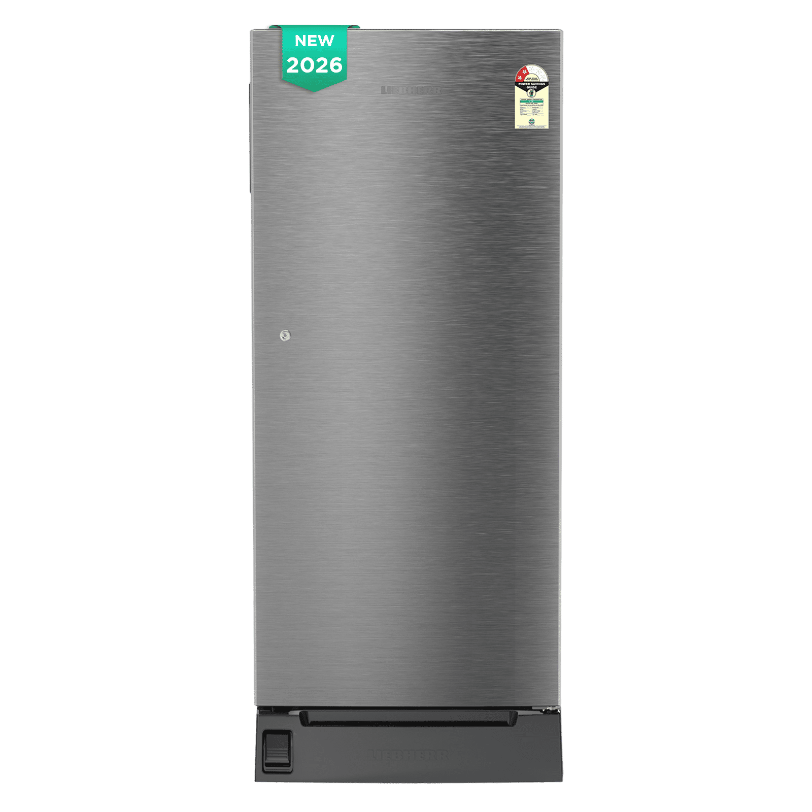 LIEBHERR Plus 191 Litres 2 Star Direct Cool Single Door Refrigerator with Hands-free Opening (DFPsiB 1931, Grey) (2026 Model) (2026 Model)