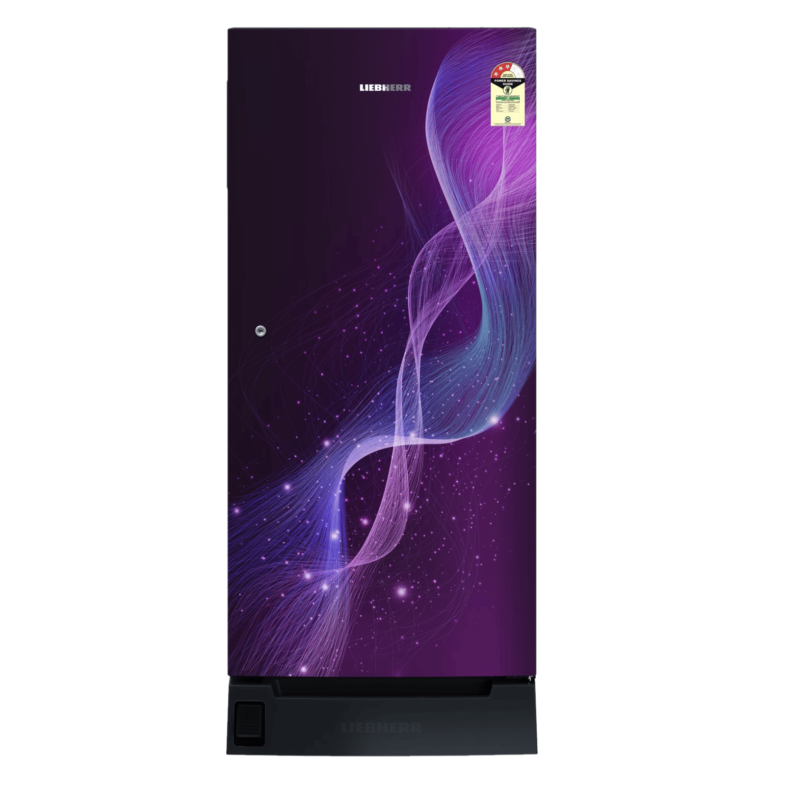 LIEBHERR Plus 191 Litres 3 Star Direct Cool Single Door Refrigerator with Hands-free Opening (DFPpsC 1931, Purple Strings)