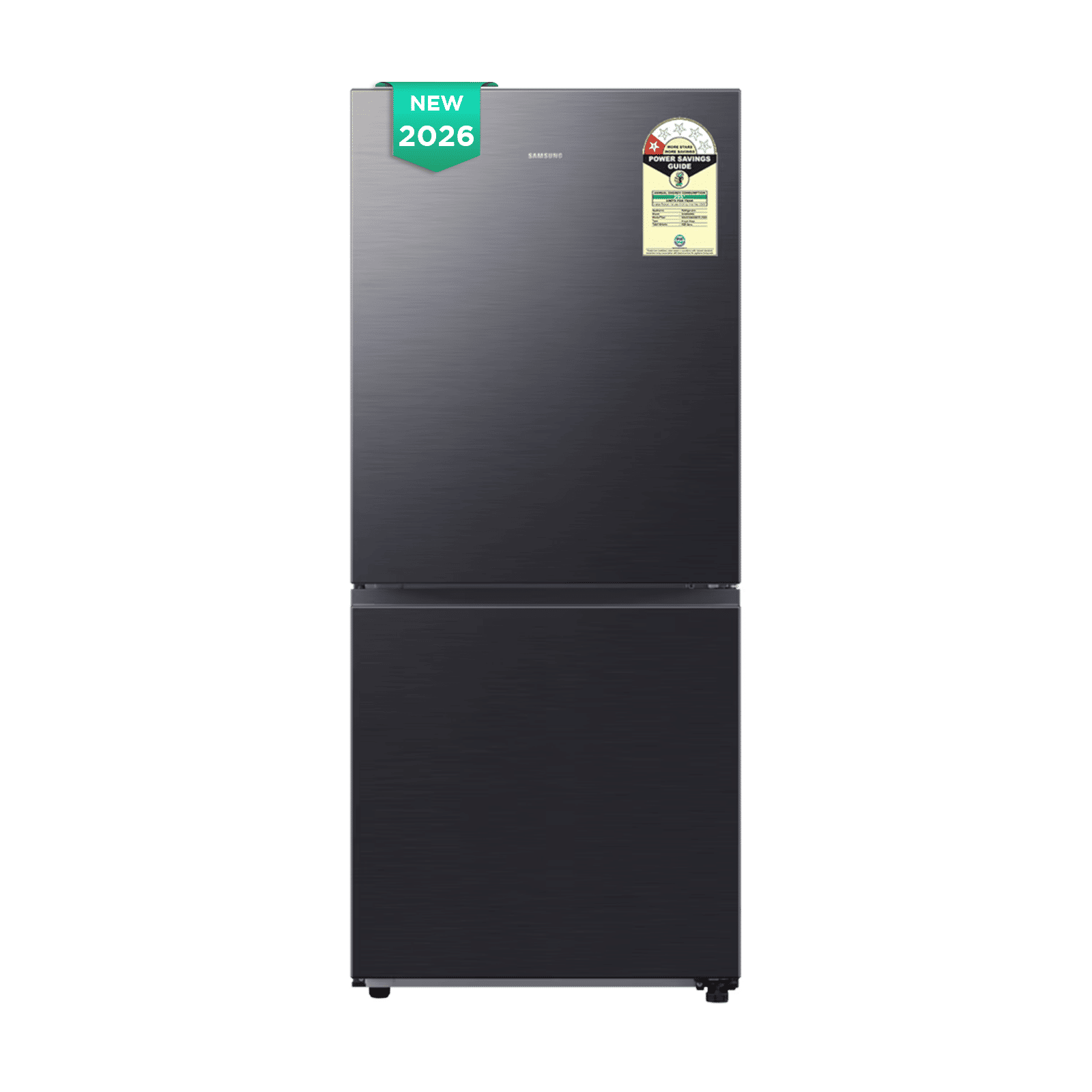 Samsung RB45 458 Litres 1 Star Frost Free Double Door Bottom Mount Smart Wifi Enabled Refrigerator with SpaceMax Technology (RB45DG6005B1TL, Black Doi) (2026 Model)