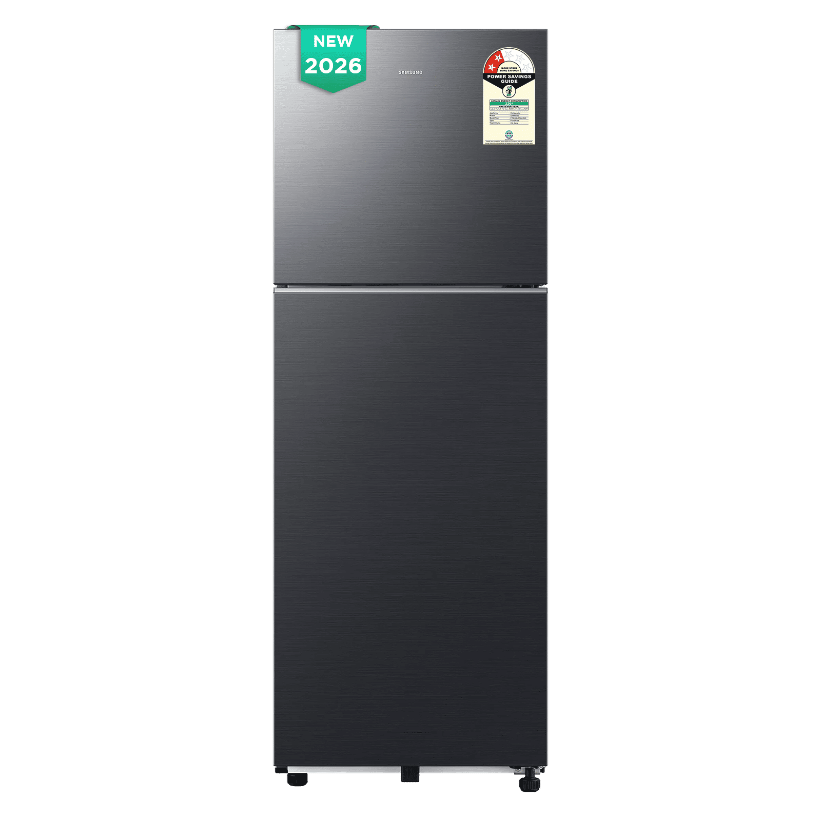 Samsung H28 236 Litres 2 Star Frost Free Double Door Smart Wifi Enabled Convertible Refrigerator with Power Cool (RT80H28U2FHL, Black Doi) (2026 Model)