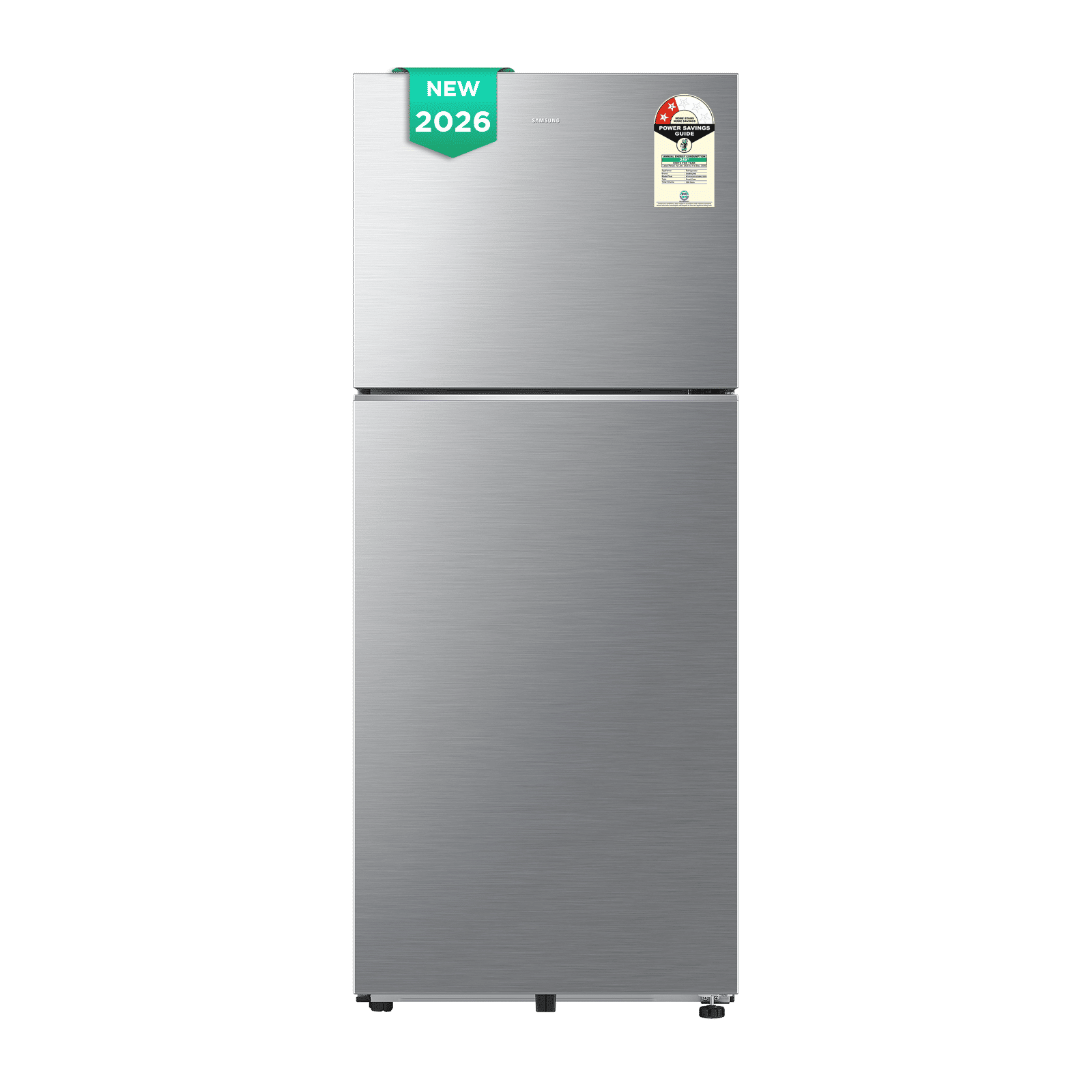 Samsung RT41 396 Litres 2 Star Frost Free Double Door Convertible Refrigerator With Active Fresh Filter+ (RT41HG6C42S8HL, Elegant Inox) (2026 Model)
