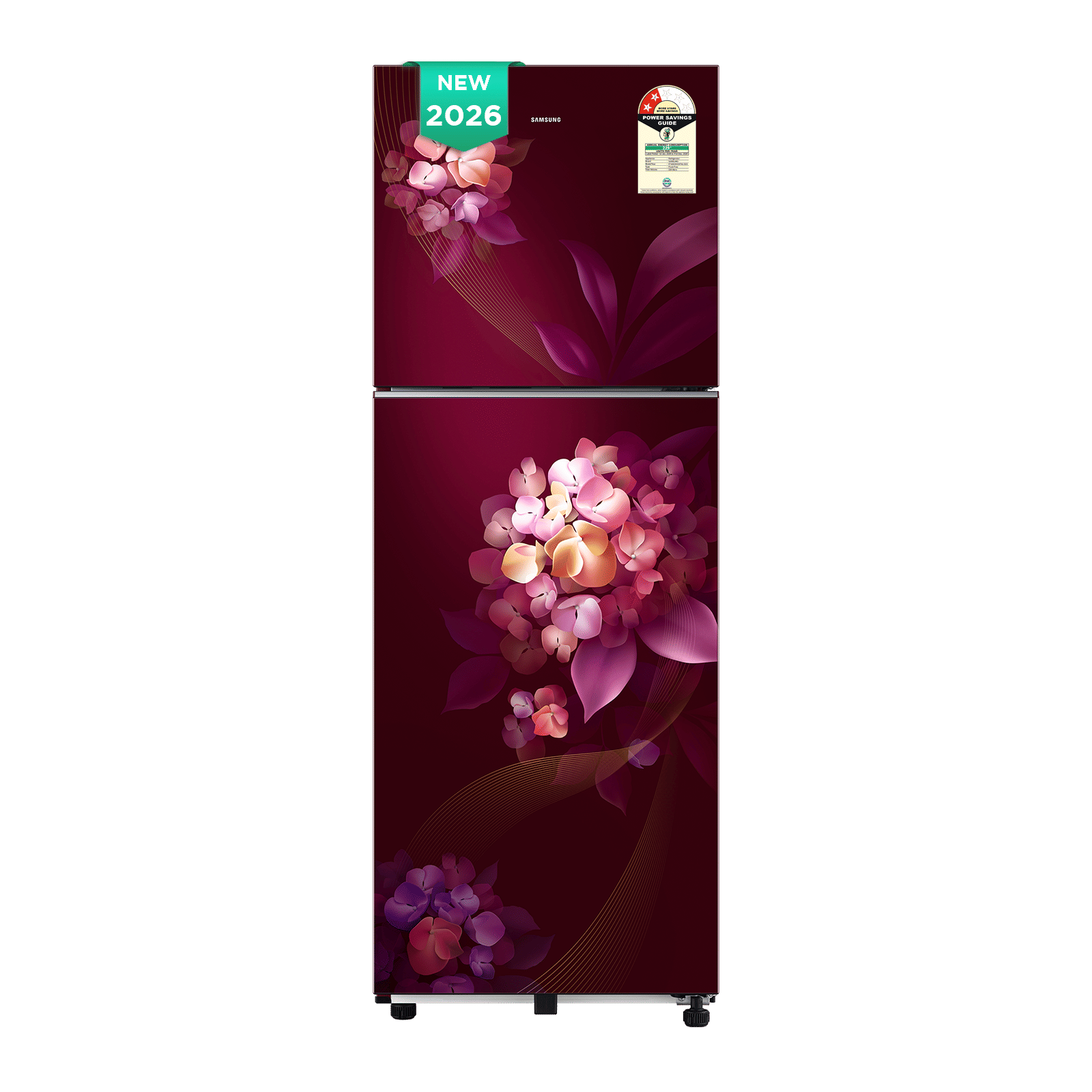 Samsung H28 236 Litres 2 Star Frost Free Double Door Refrigerator with All Around Cooling (RT40H28W2HTHL, Hydrangea Plum) (2026 Model)