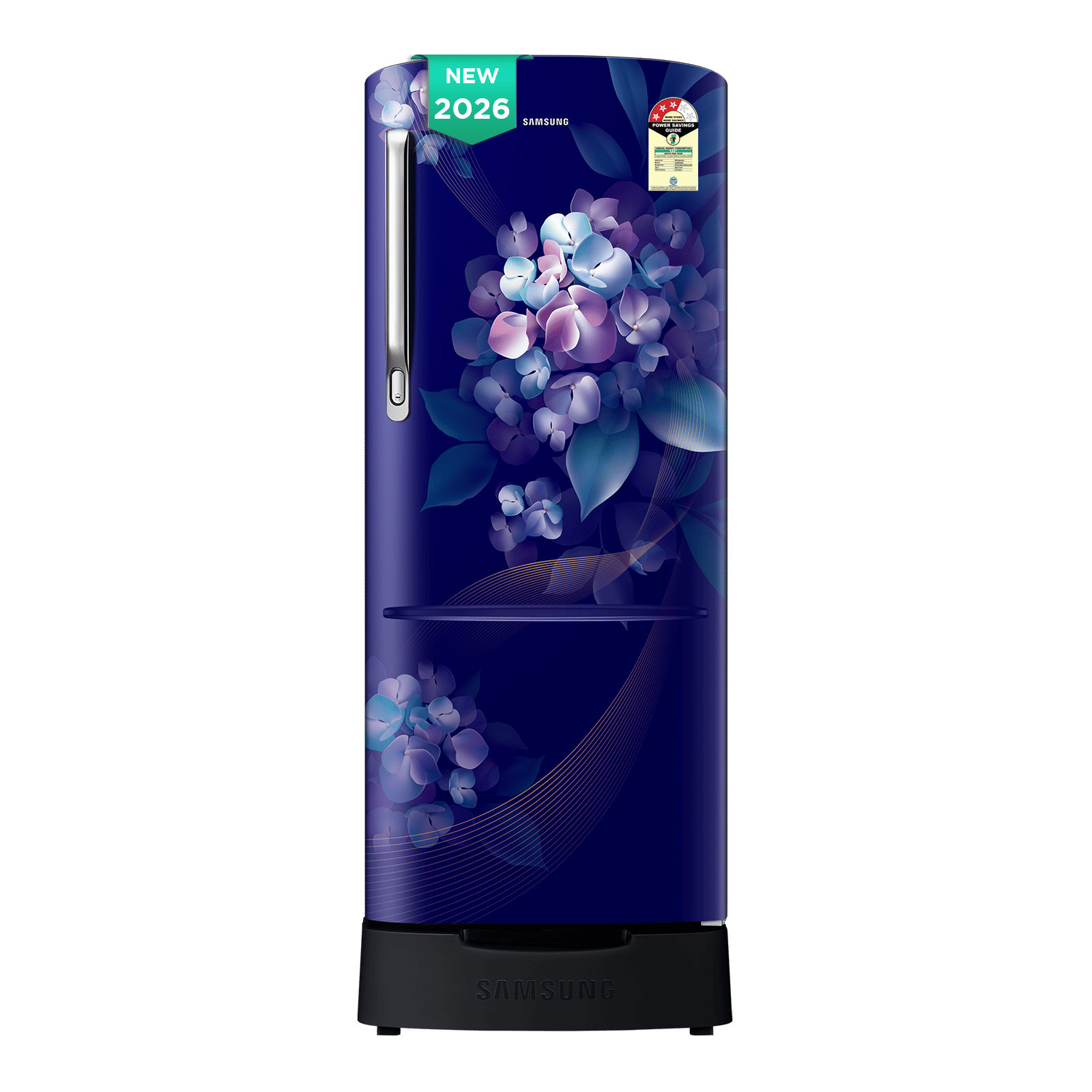 Samsung RR24 223 Litres 3 Star Direct Cool Single Door Refrigerator with Inverter Technology (RR24H2823HS/NL, Hydrangea Blue) (2026 Model)